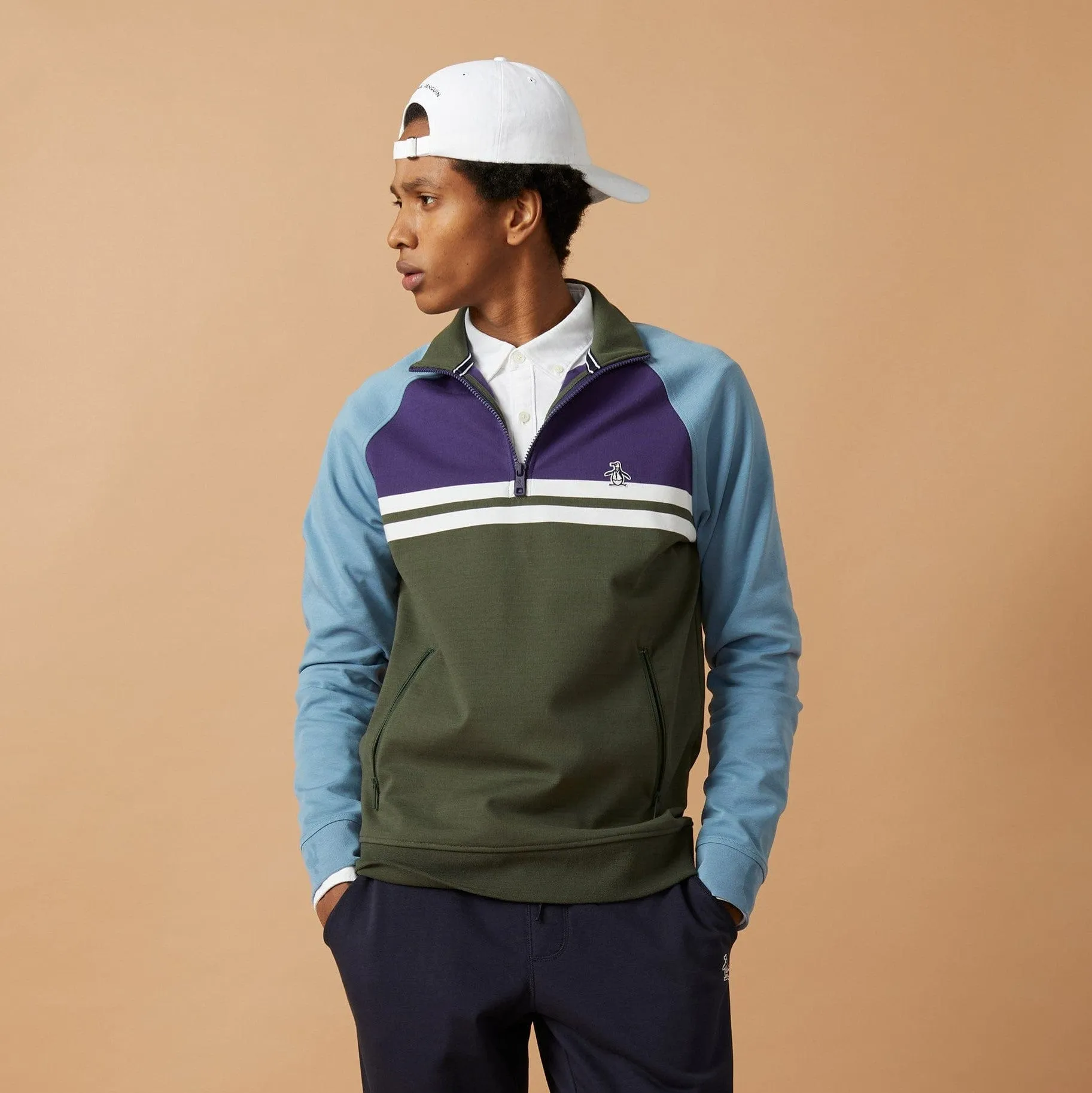 1/4 Zip Color Block Jacket sold by Original Penguin product image thumbnail 4