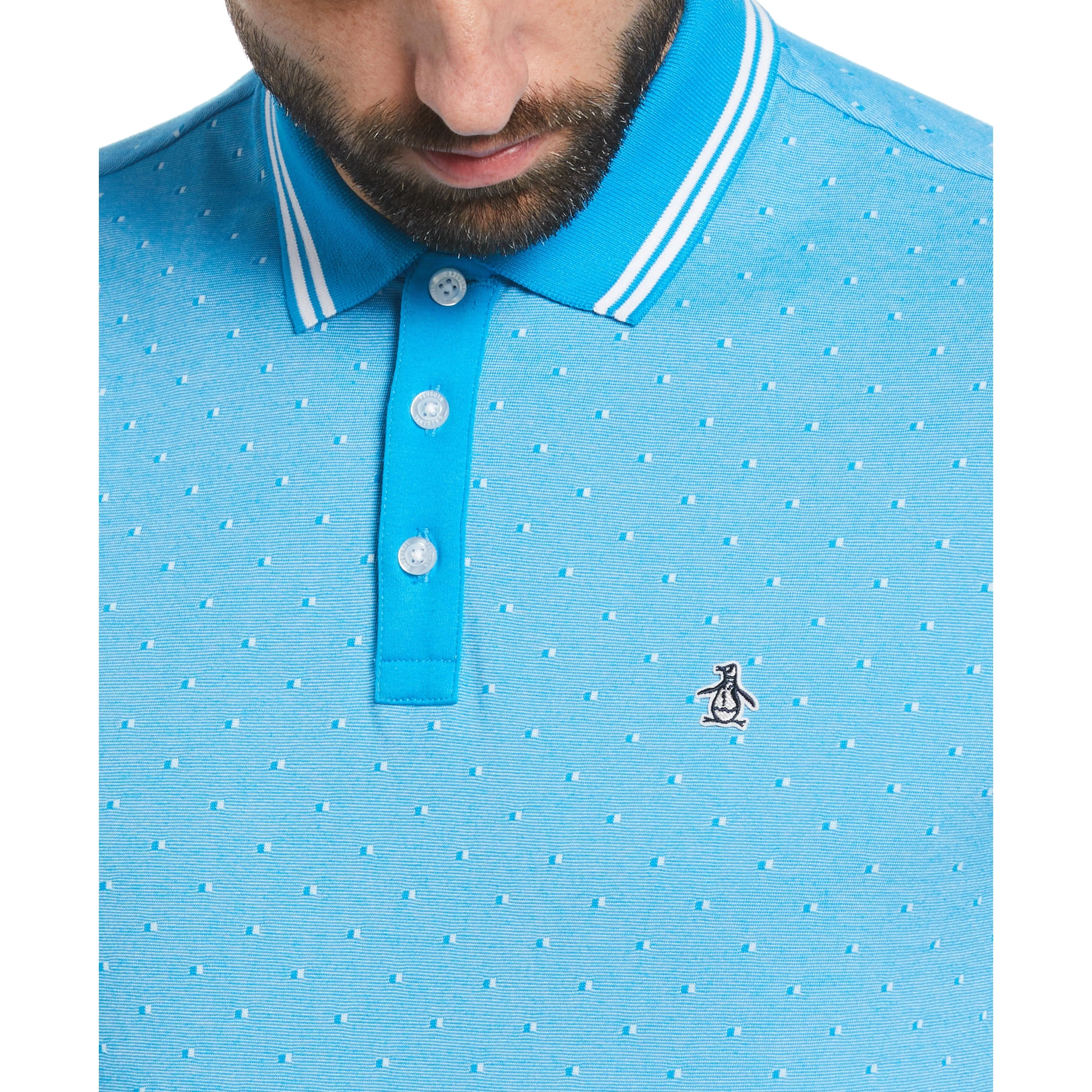 Jacquard Allover Dobby Print Polo sold by Original Penguin product image thumbnail 3