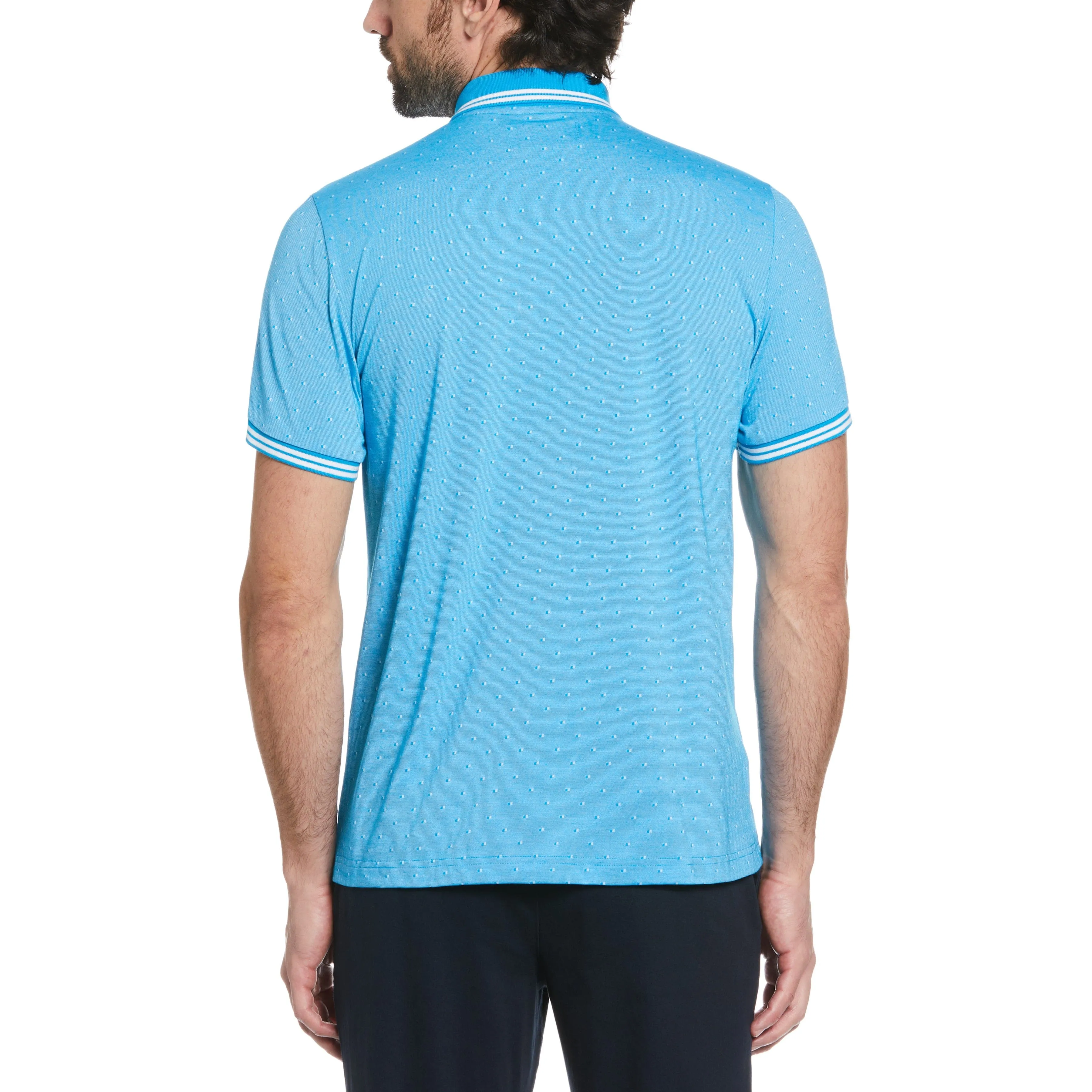 Jacquard Allover Dobby Print Polo sold by Original Penguin product image thumbnail 2