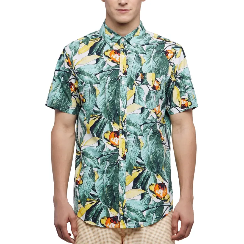 EcoVero™ Palm Print Shirt sold by Original Penguin