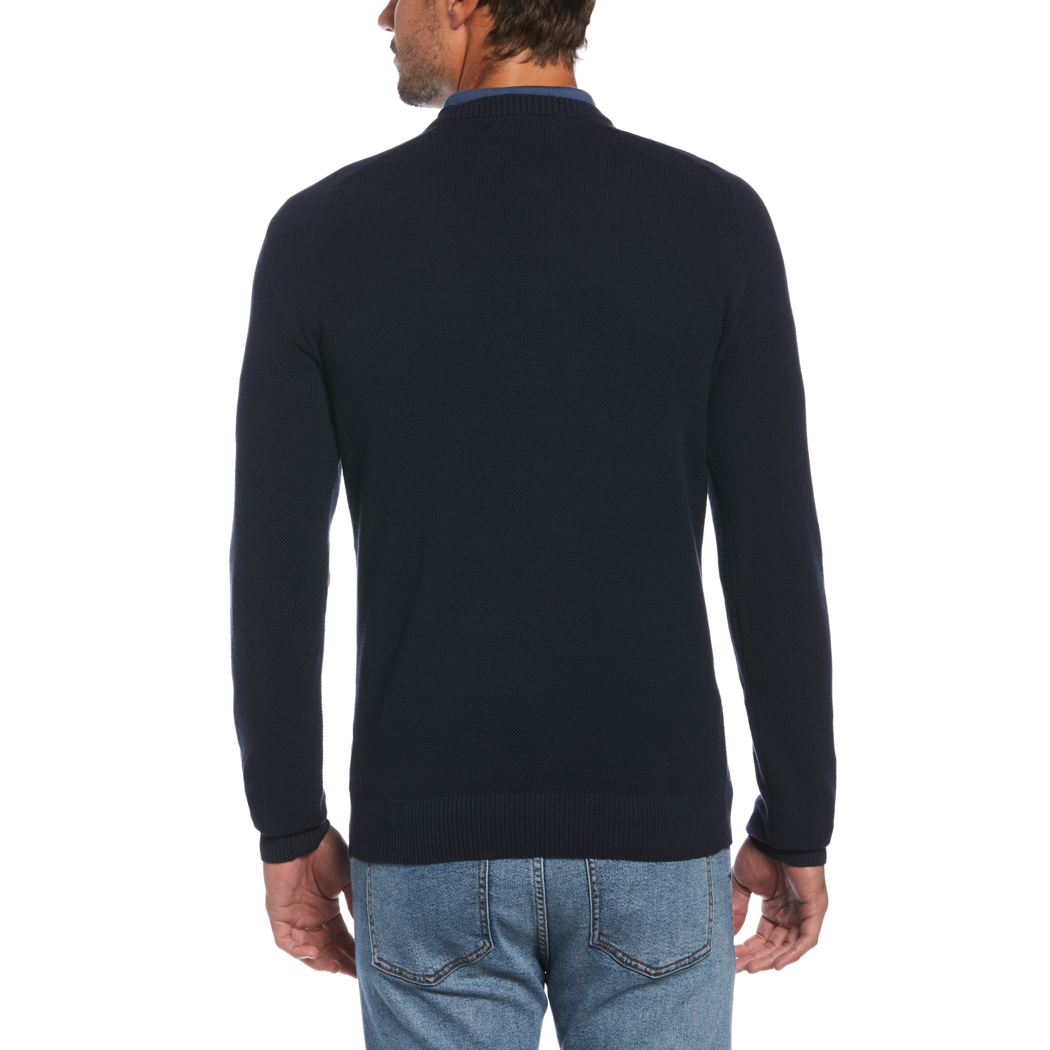Honeycomb Pique Crew Neck Sweater sold by Original Penguin product image thumbnail 2