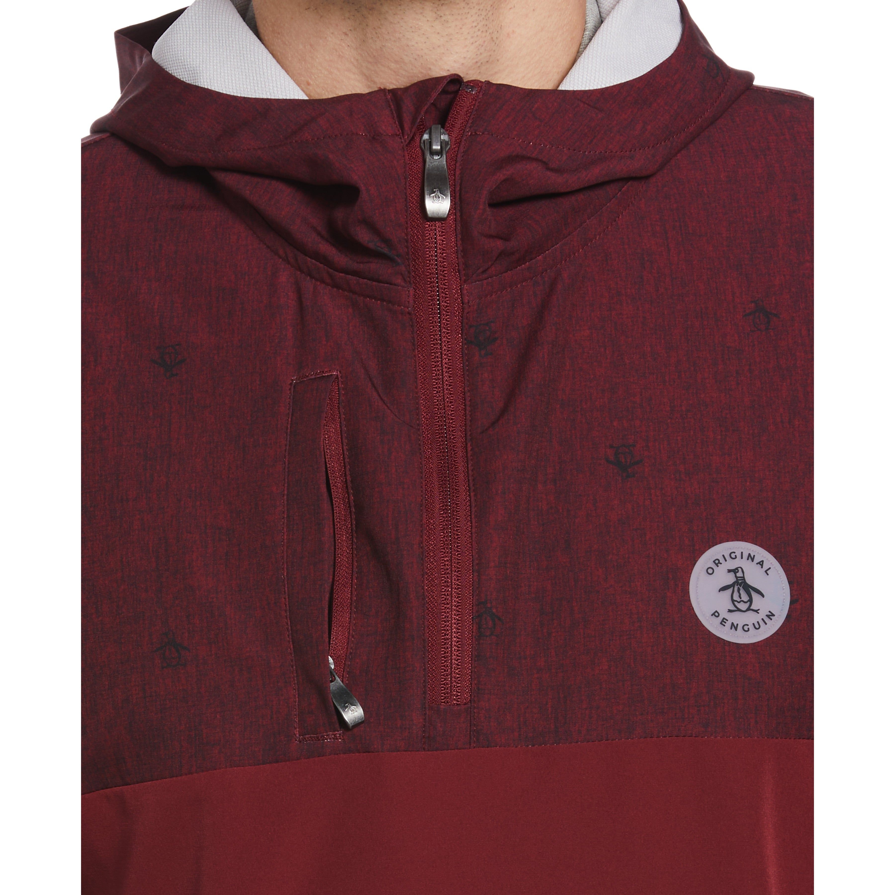 1/4 Zip Printed Pete Wind Hoodie sold by Original Penguin product image thumbnail 3