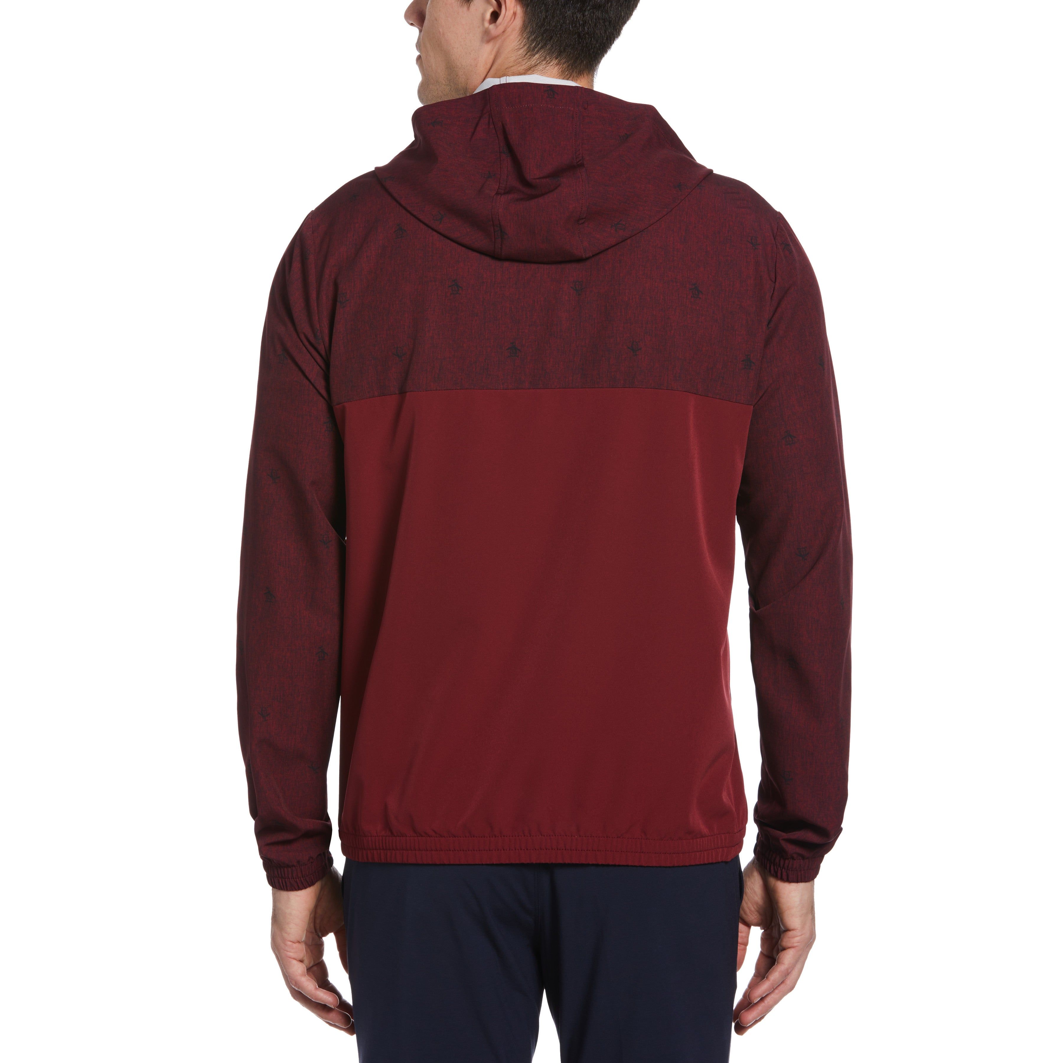 1/4 Zip Printed Pete Wind Hoodie sold by Original Penguin product image thumbnail 2