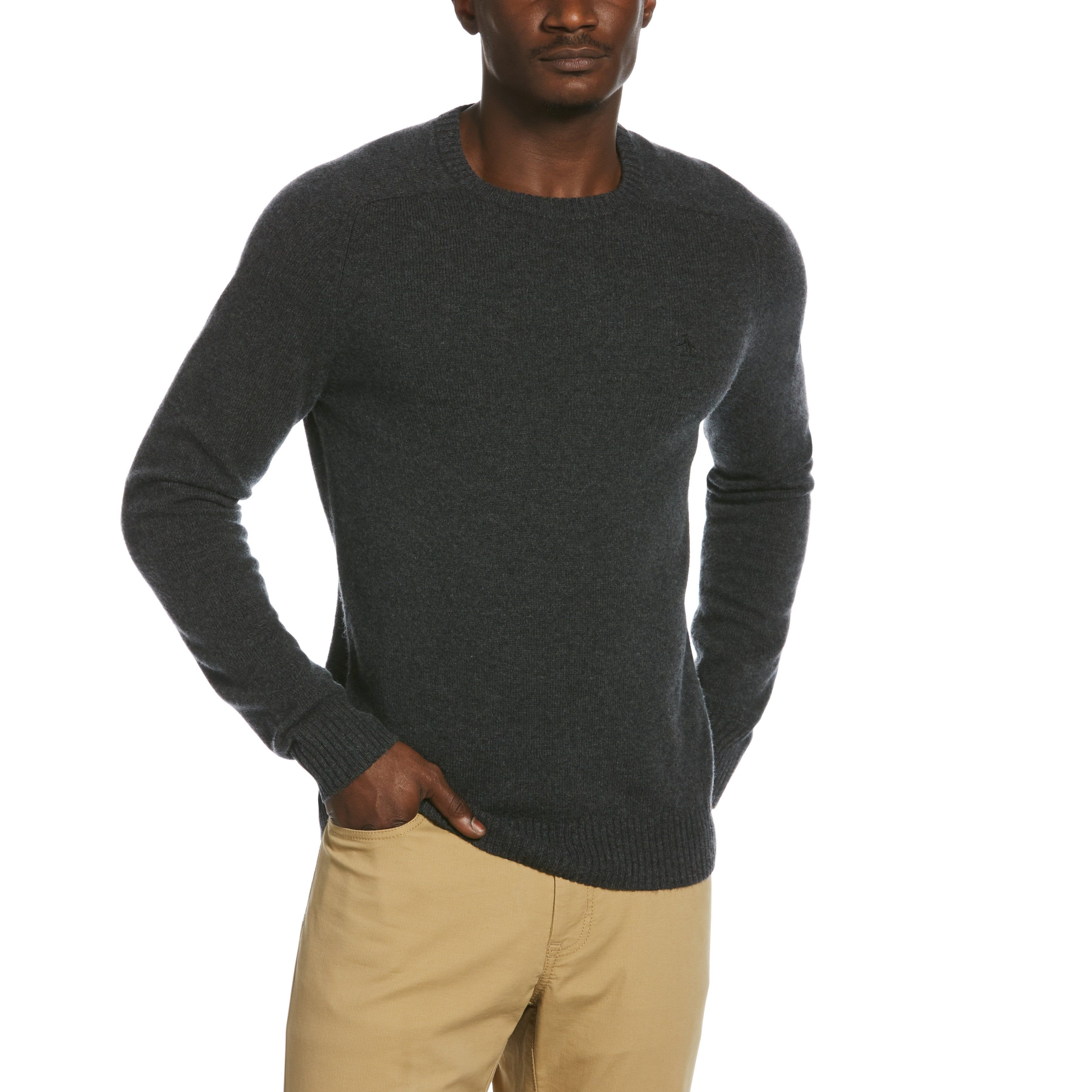 Lambswool Raglan Crew Neck Sweater sold by Original Penguin