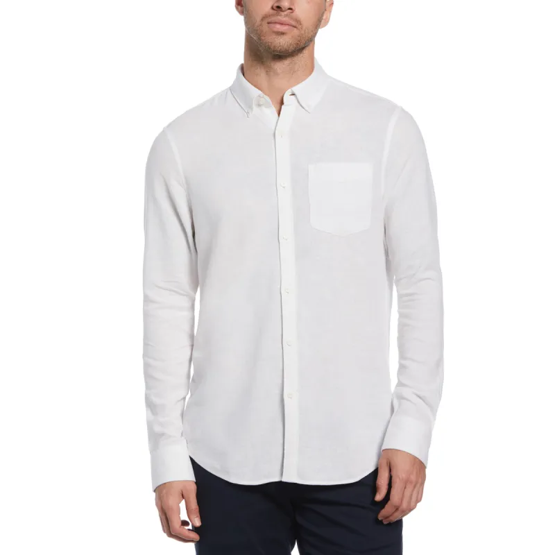 EcoVero™ Linen Blend Shirt sold by Original Penguin