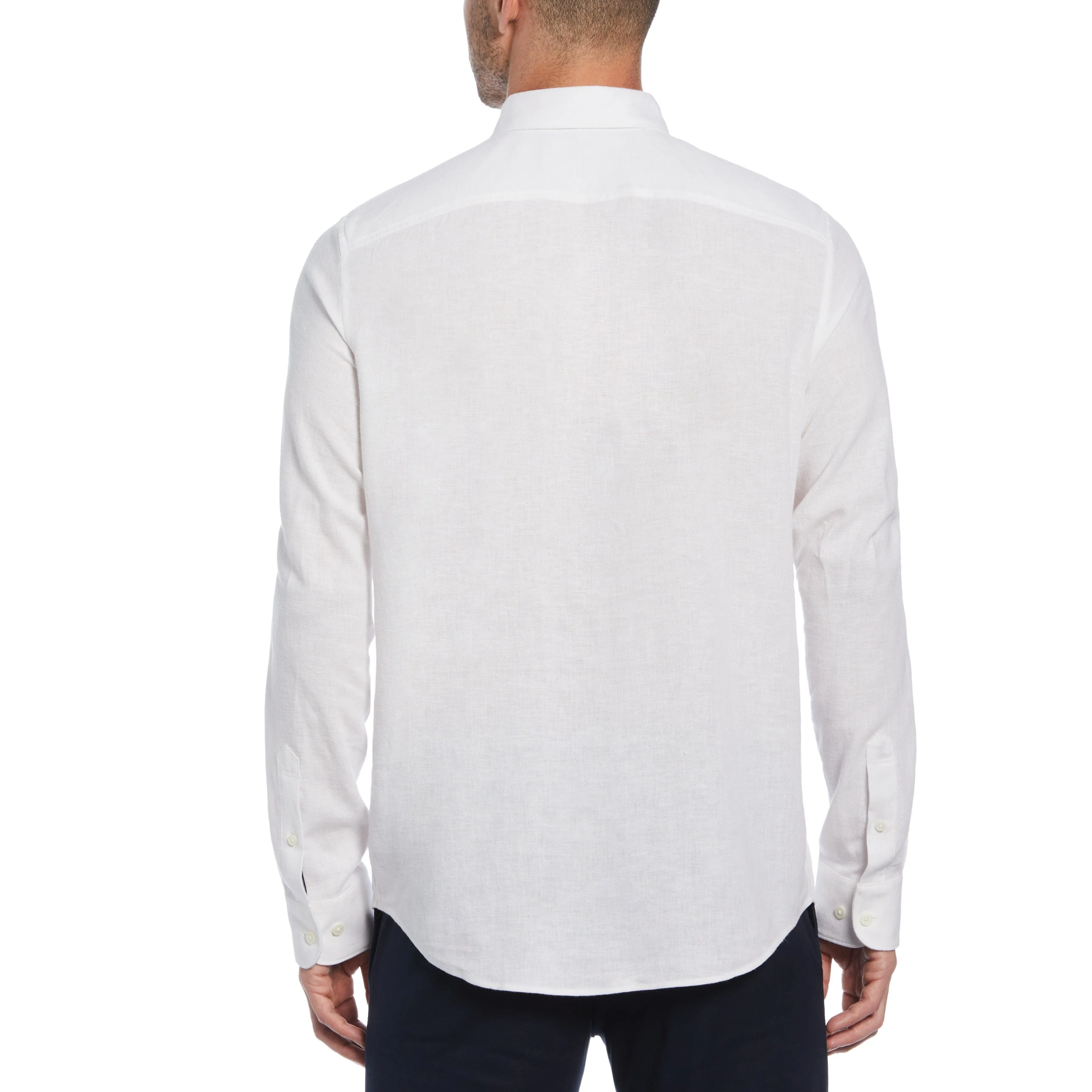 EcoVero™ Linen Blend Shirt sold by Original Penguin product image thumbnail 2