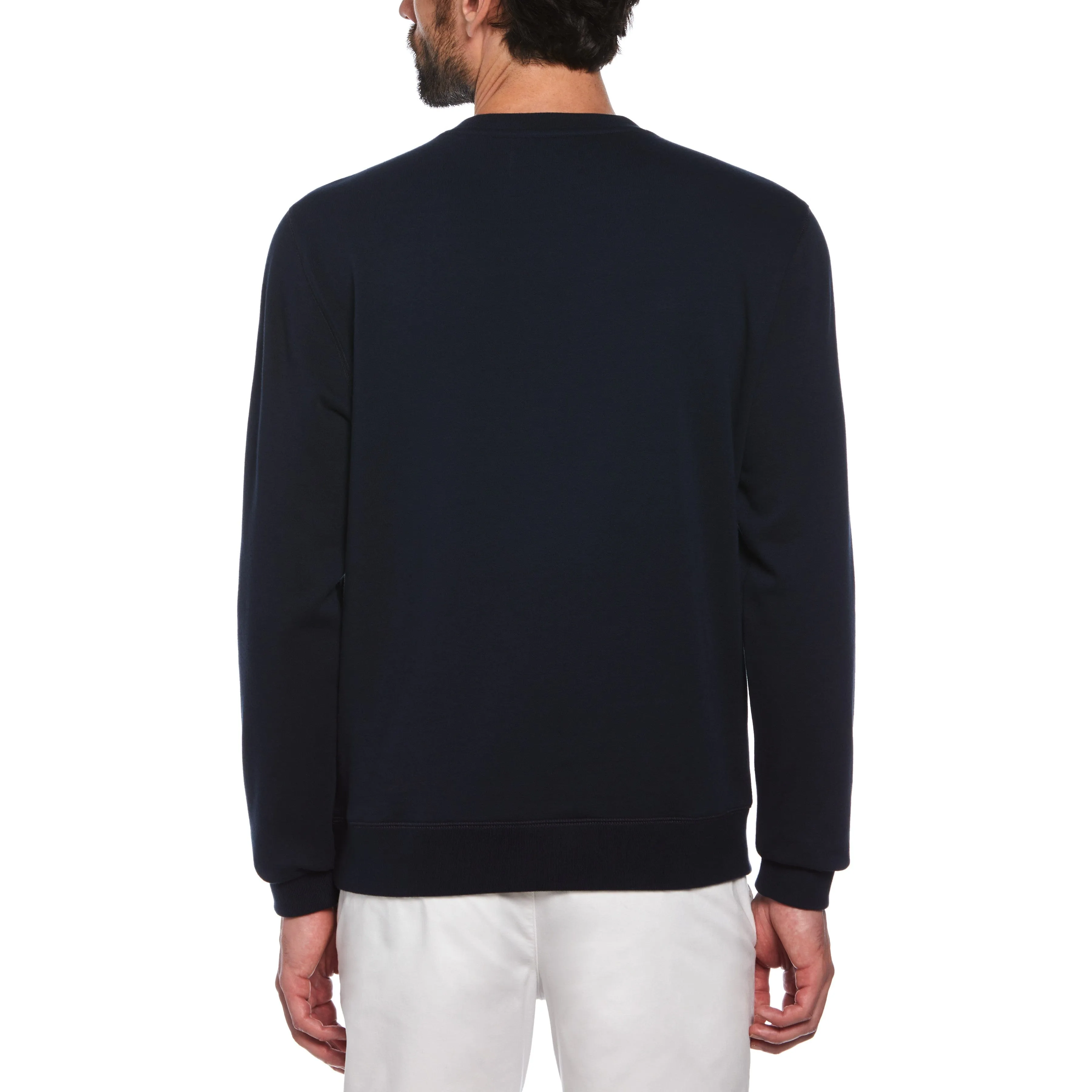 Striped Crew Neck Fleece Sweatshirt sold by Original Penguin product image thumbnail 2