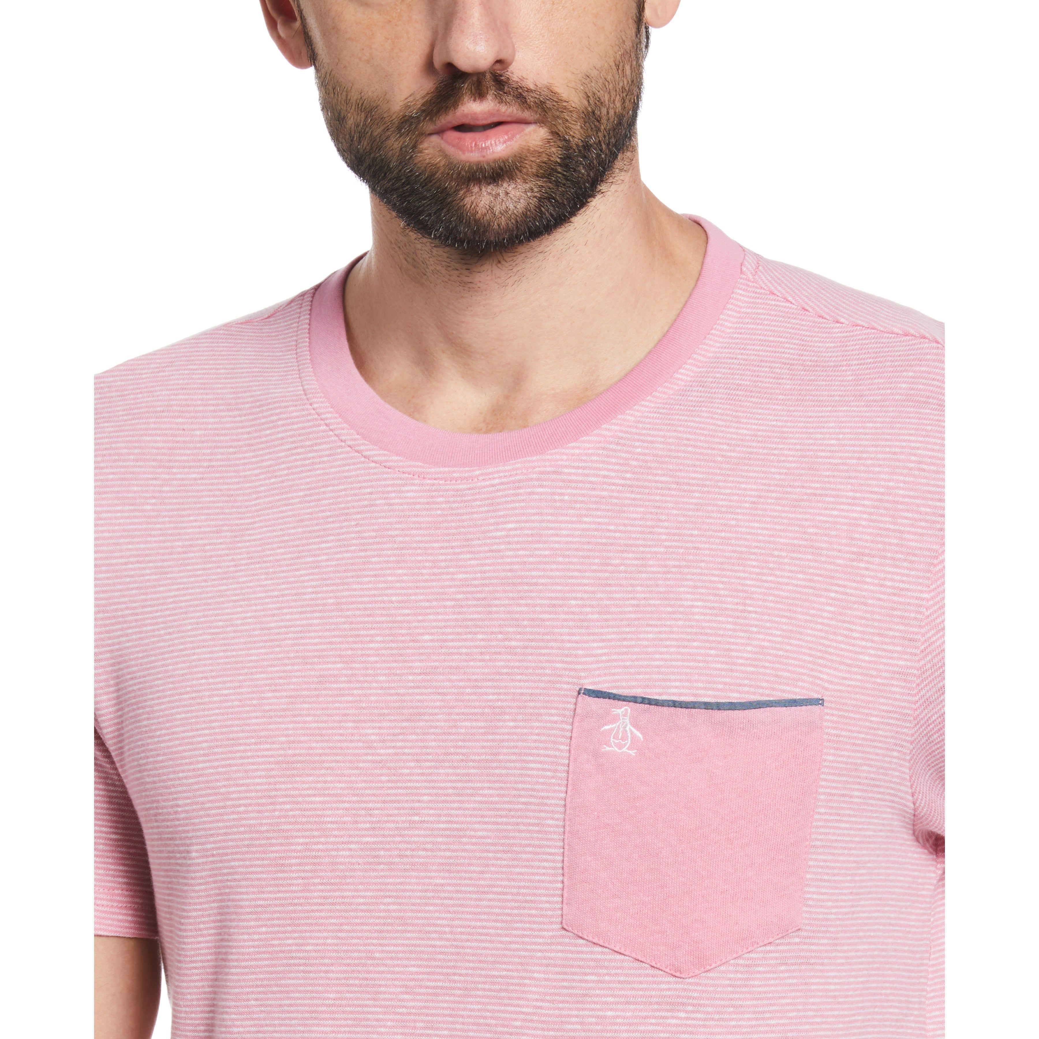 Linen Blend Striped Tee sold by Original Penguin product image thumbnail 3