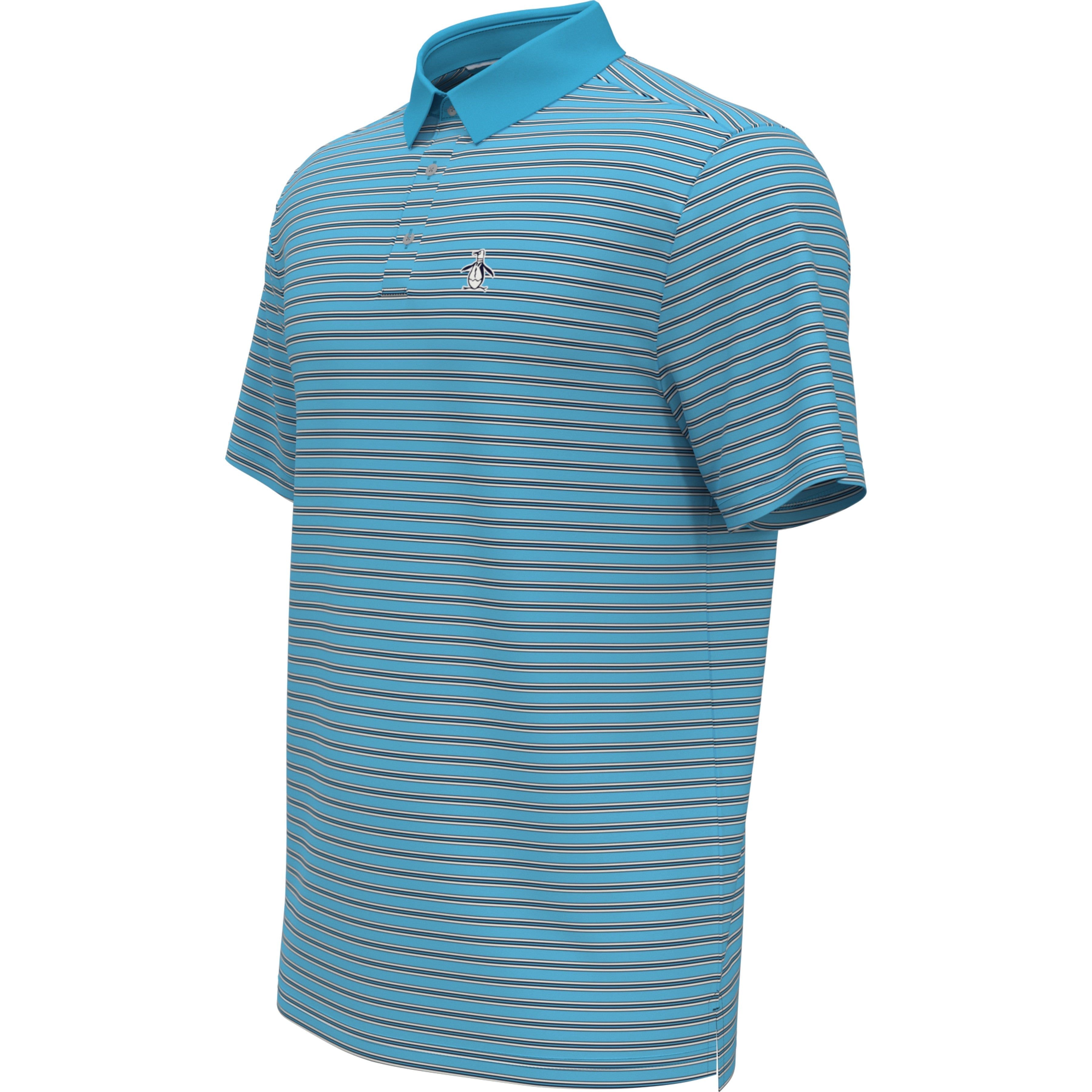 Heritage Stripe Solid Collar Golf Polo sold by Original Penguin product image thumbnail 3