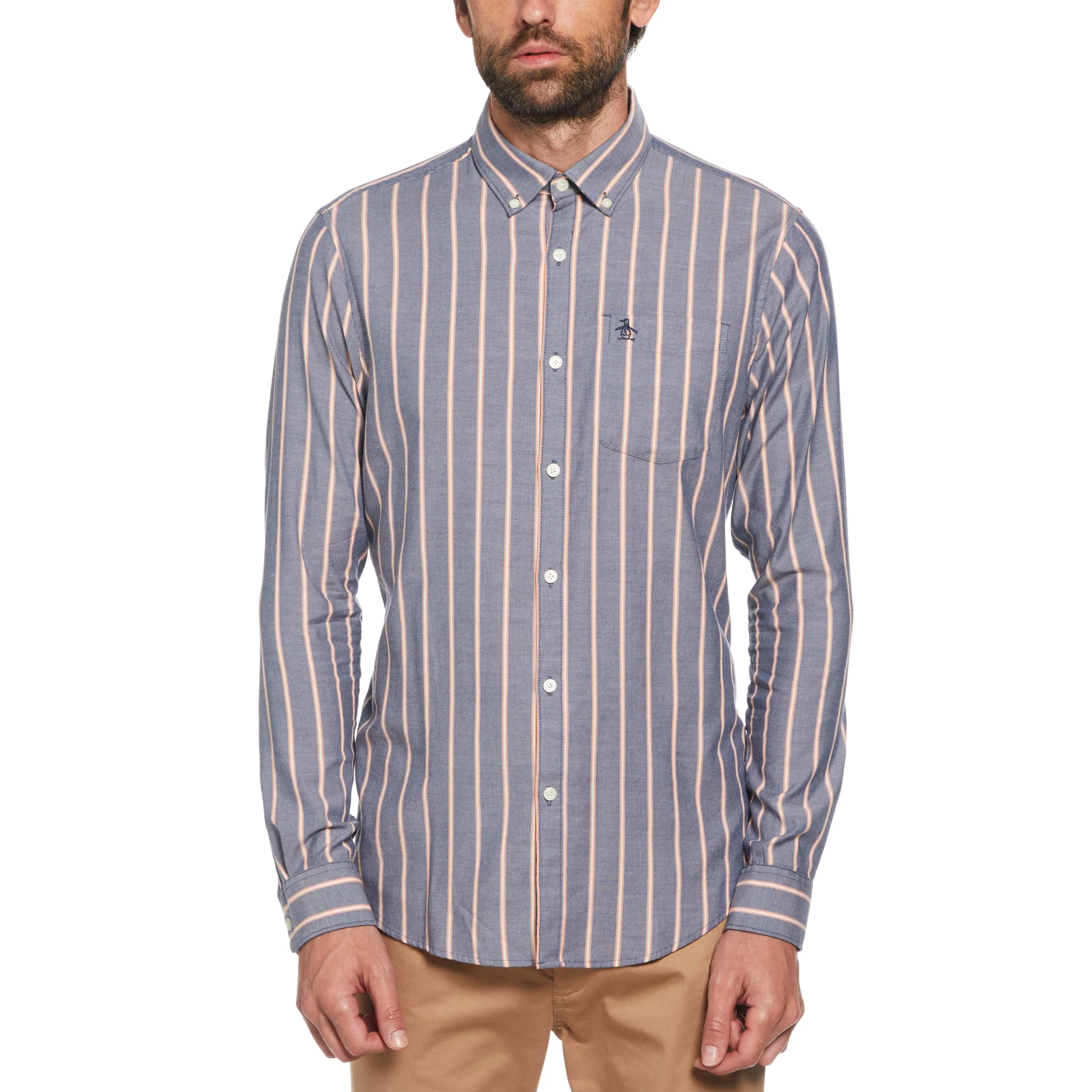 Vertical Stripe Printed Shirt sold by Original Penguin