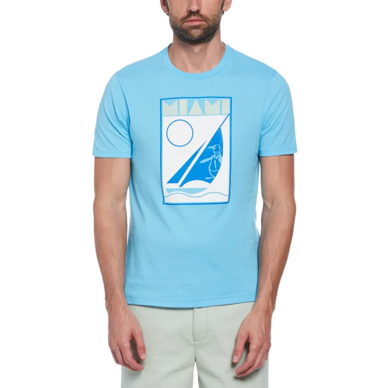 Miami Sailboat Pete Tee made by Original Penguin