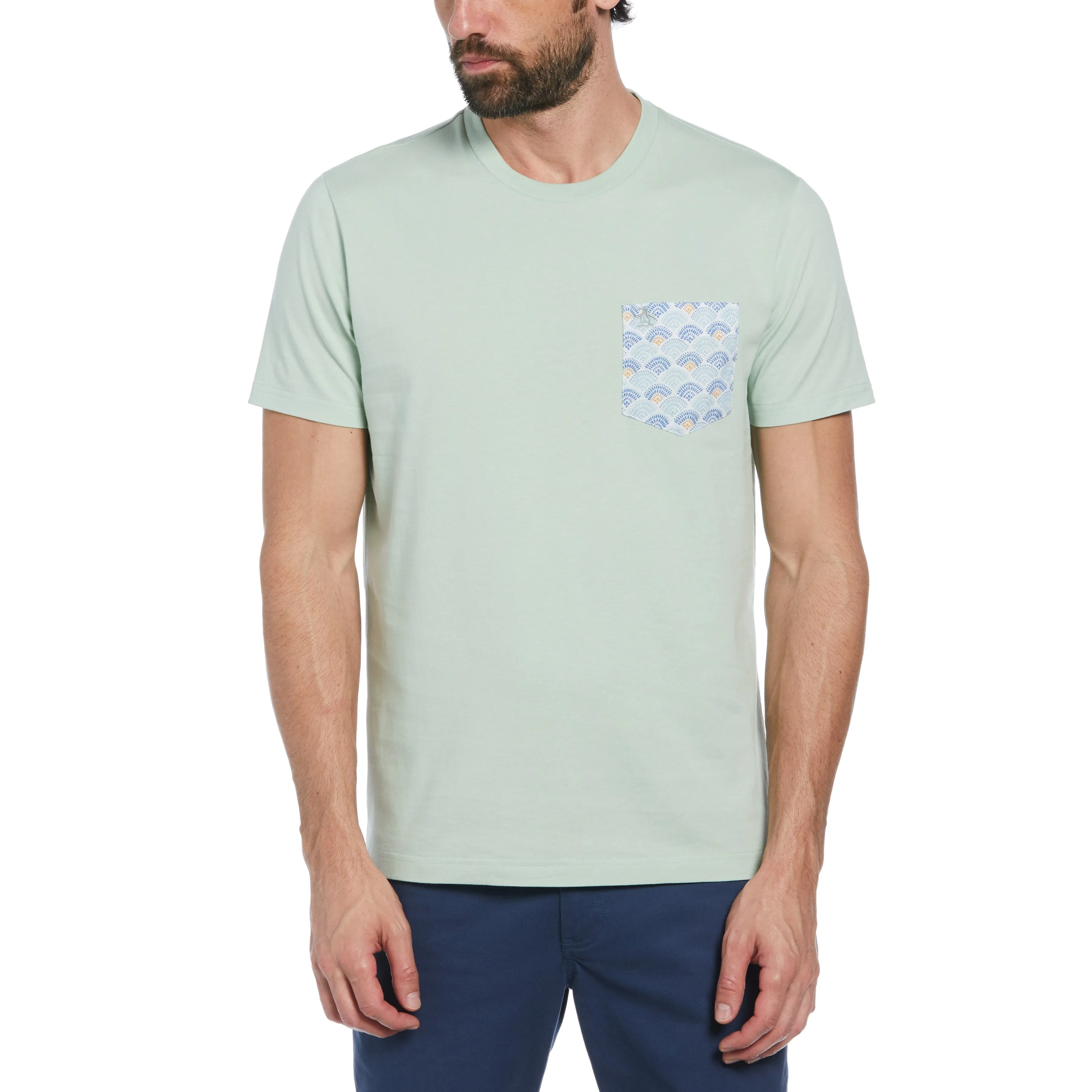 Tile Wave Pocket Tee sold by Original Penguin