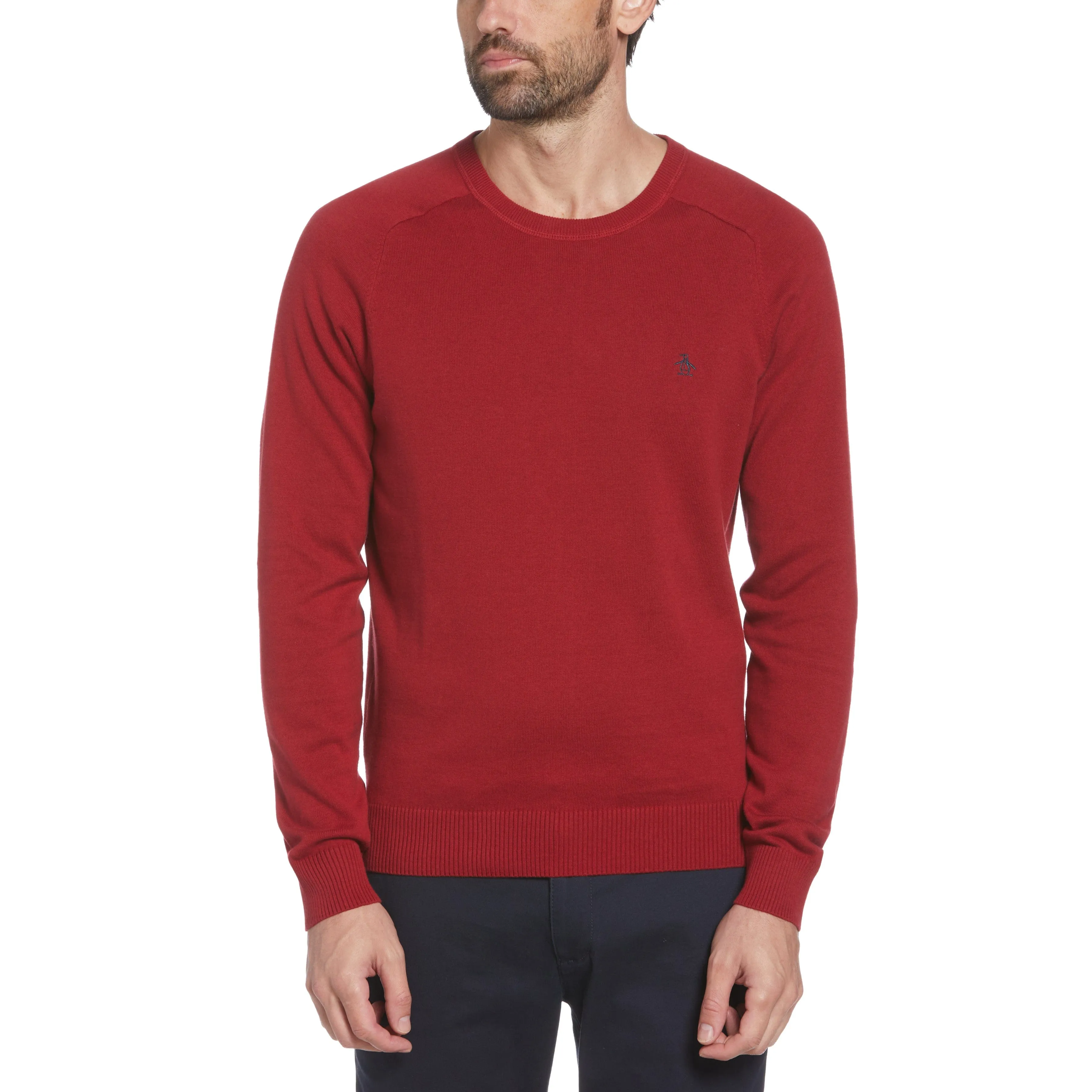 Ribbed Cuff Crew Neck Sweater sold by Original Penguin