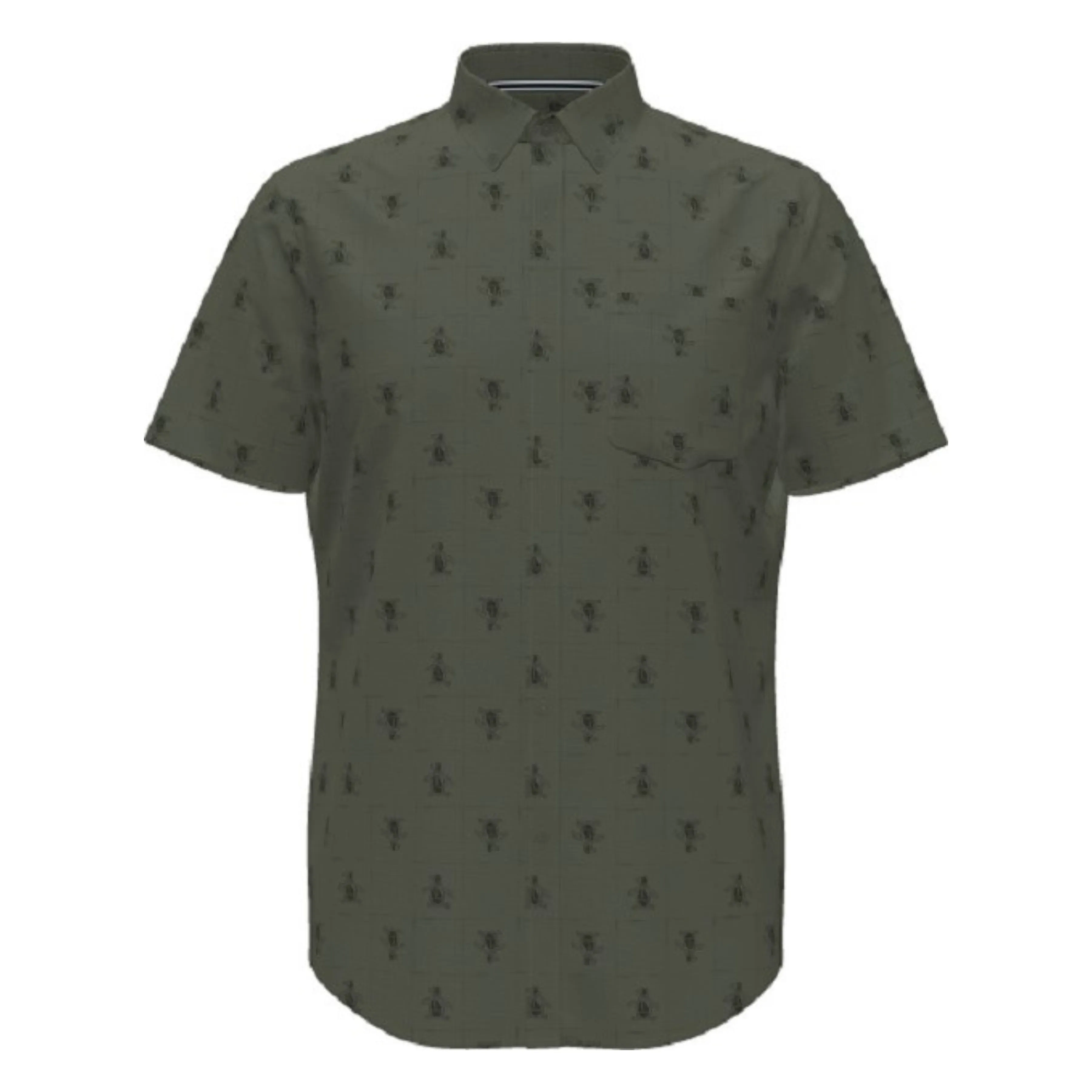 EcoVero™ Blend Pete Print Shirt sold by Original Penguin