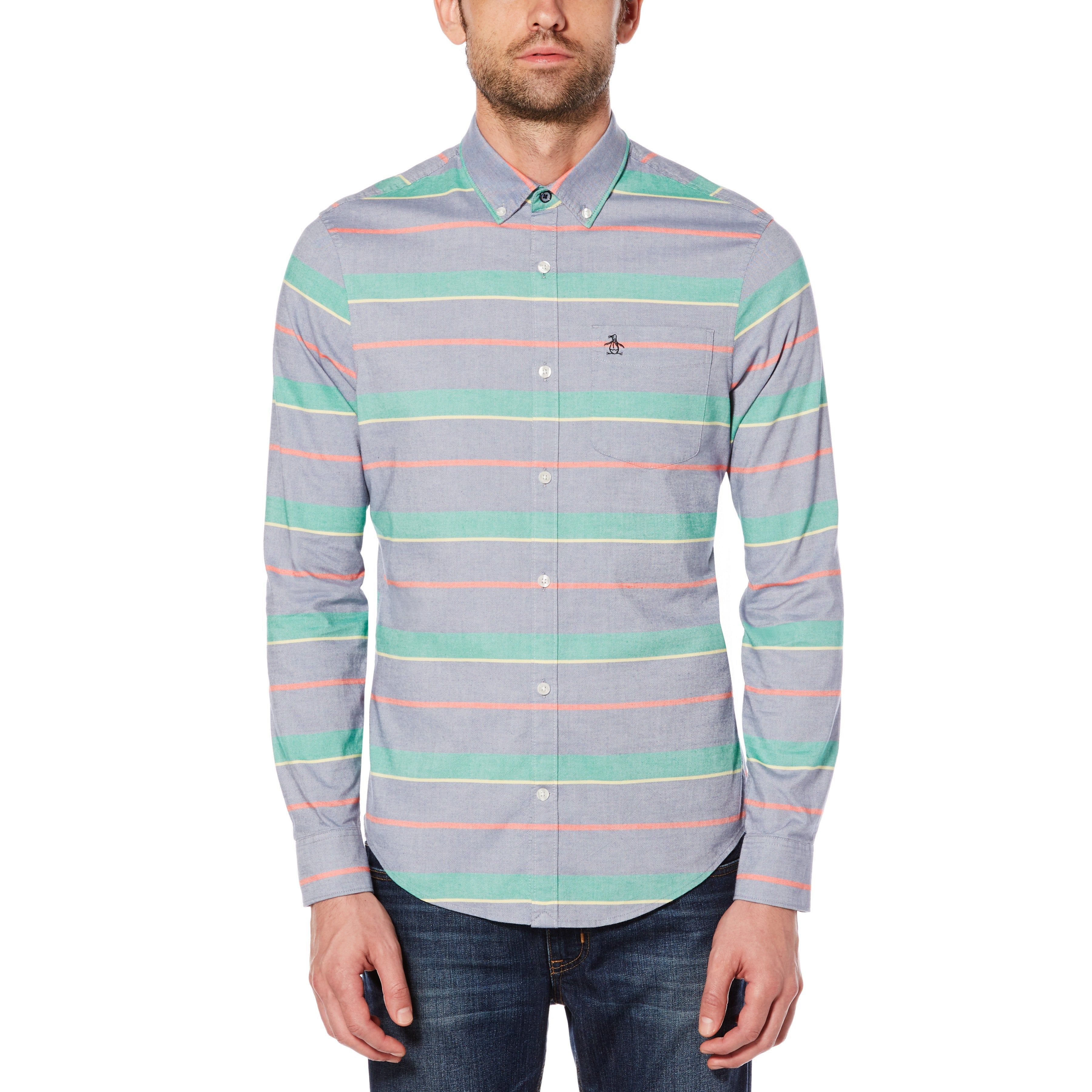 Stripe Chambray Shirt sold by Original Penguin
