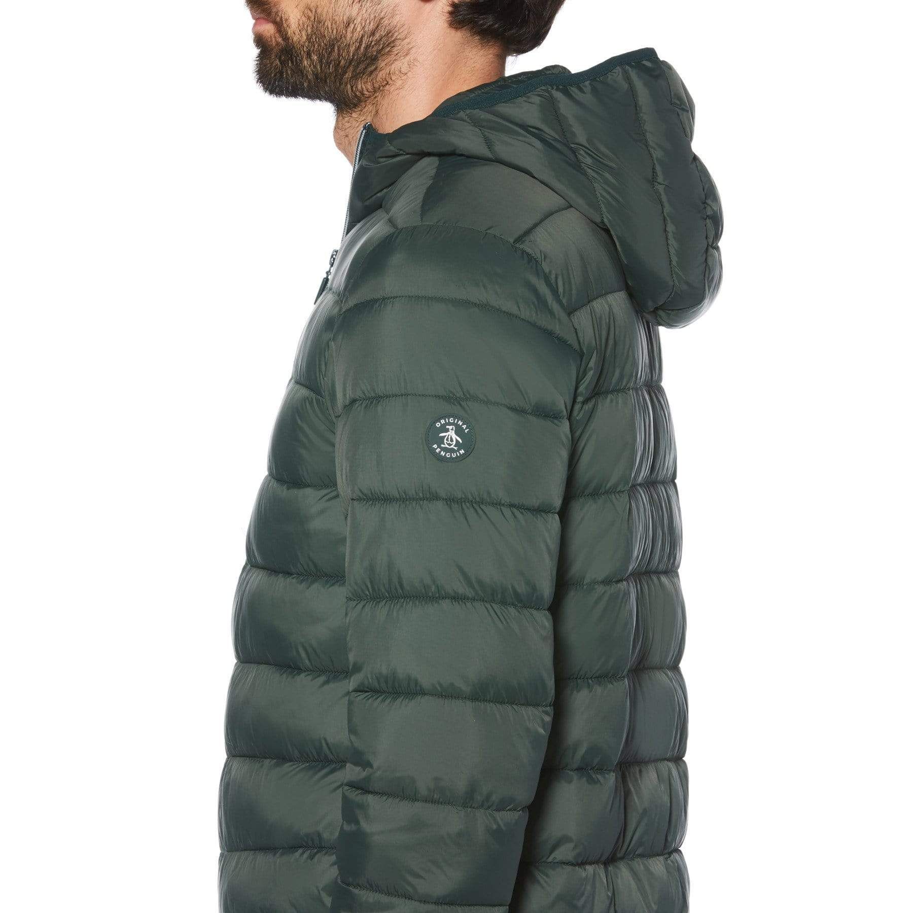 Lightweight Hooded Puffer Jacket sold by Original Penguin product image thumbnail 4