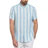 Linen Vertical Stripe Print Shirt sold by Original Penguin