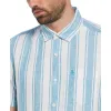 Linen Vertical Stripe Print Shirt sold by Original Penguin