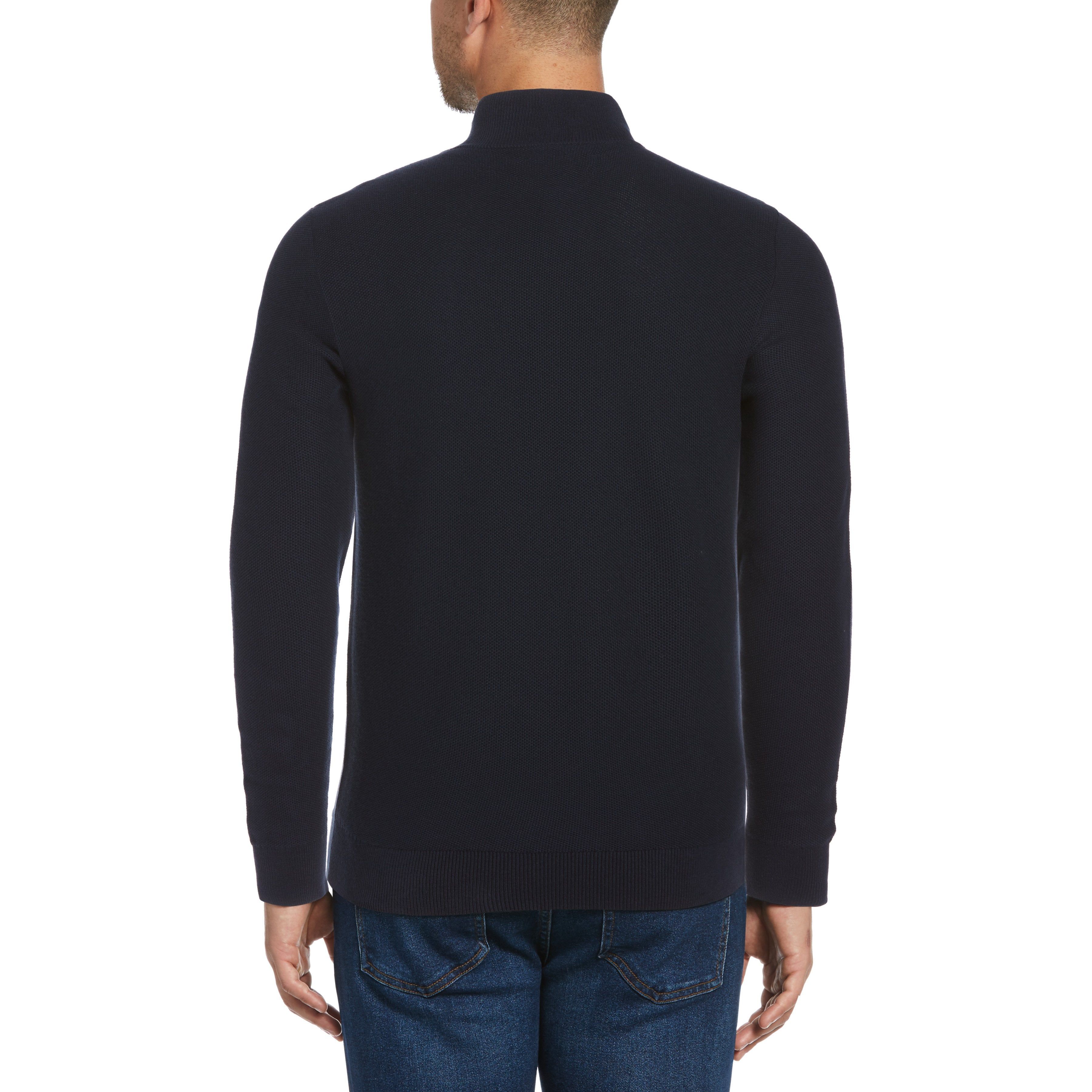 Quarter Zip Tuck Stitch Sweater sold by Original Penguin product image thumbnail 2