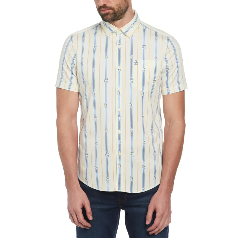 EcoVero™ Blend Vertical Stripe Shirt sold by Original Penguin