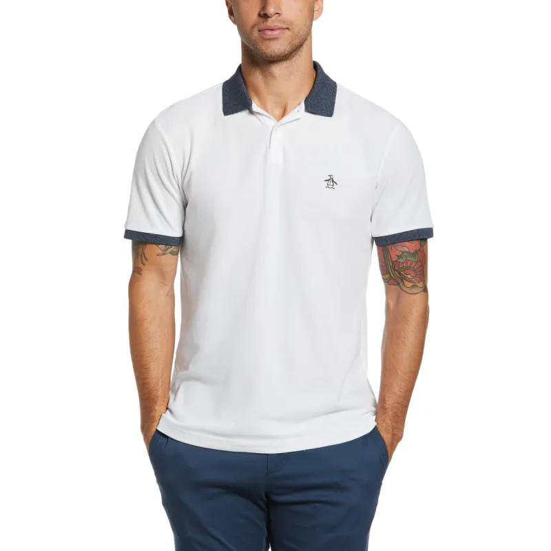 Contrast Collar Polo sold by Original Penguin