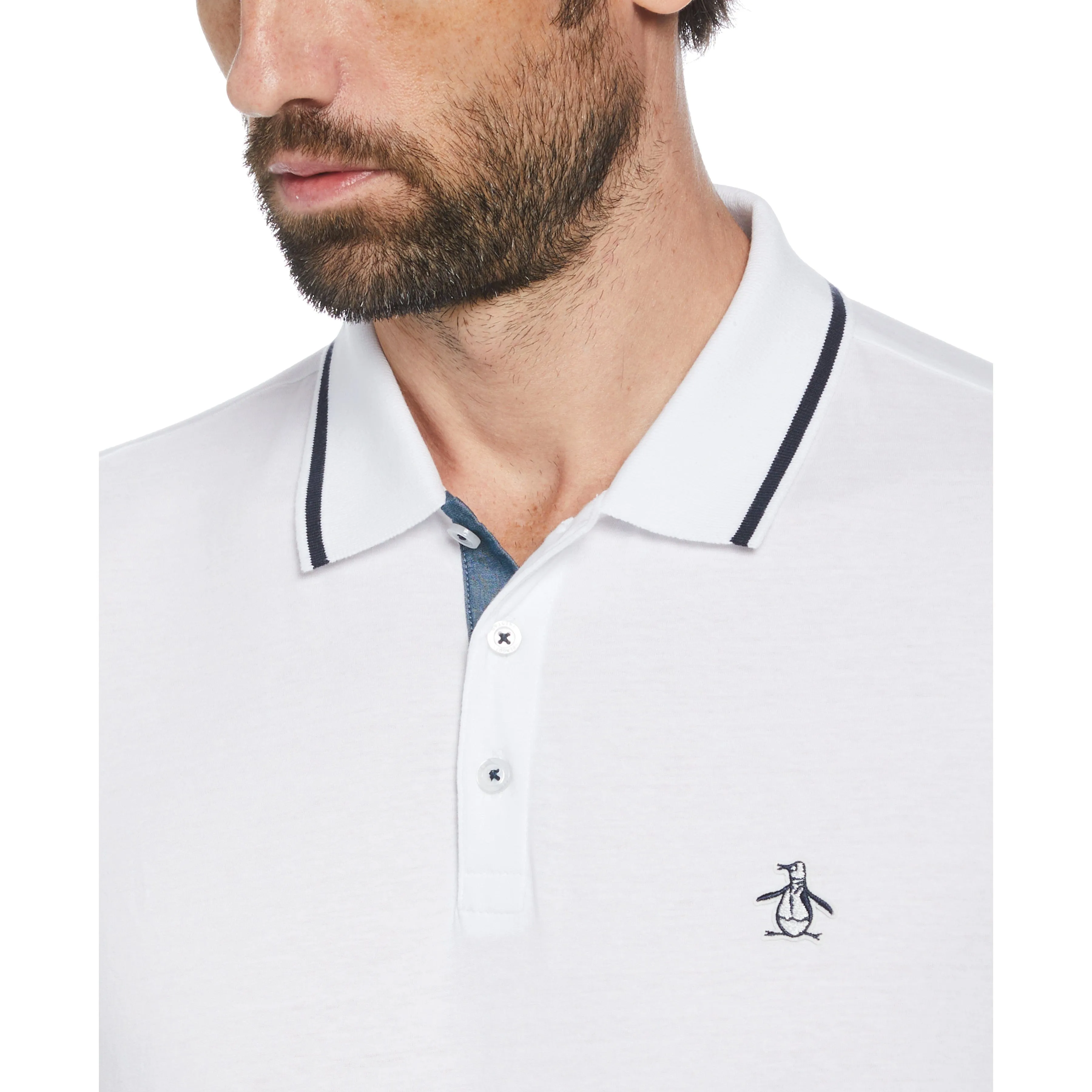Tipped Jersey Polo sold by Original Penguin product image thumbnail 3