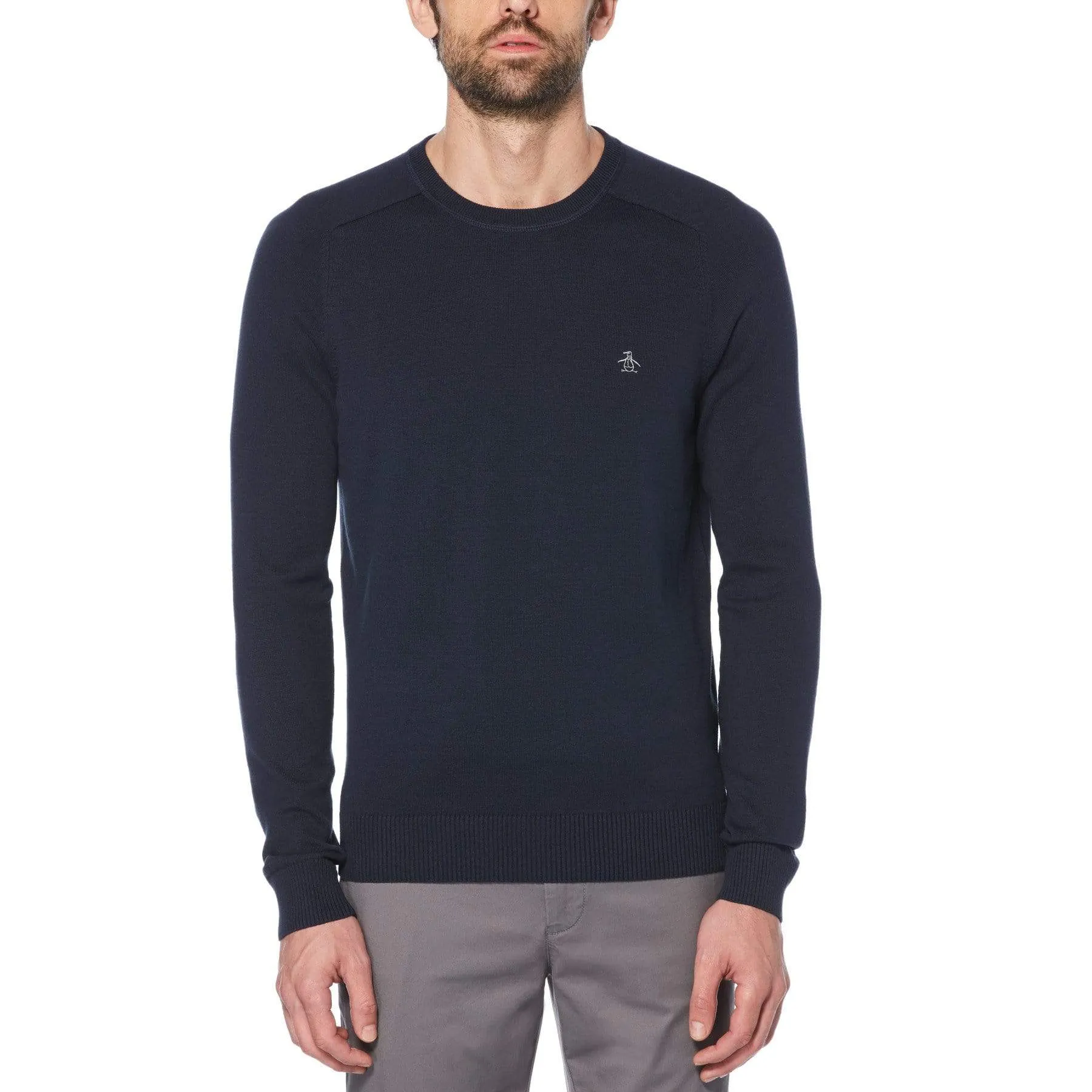 Ribbed Cuff Crew Neck Sweater sold by Original Penguin