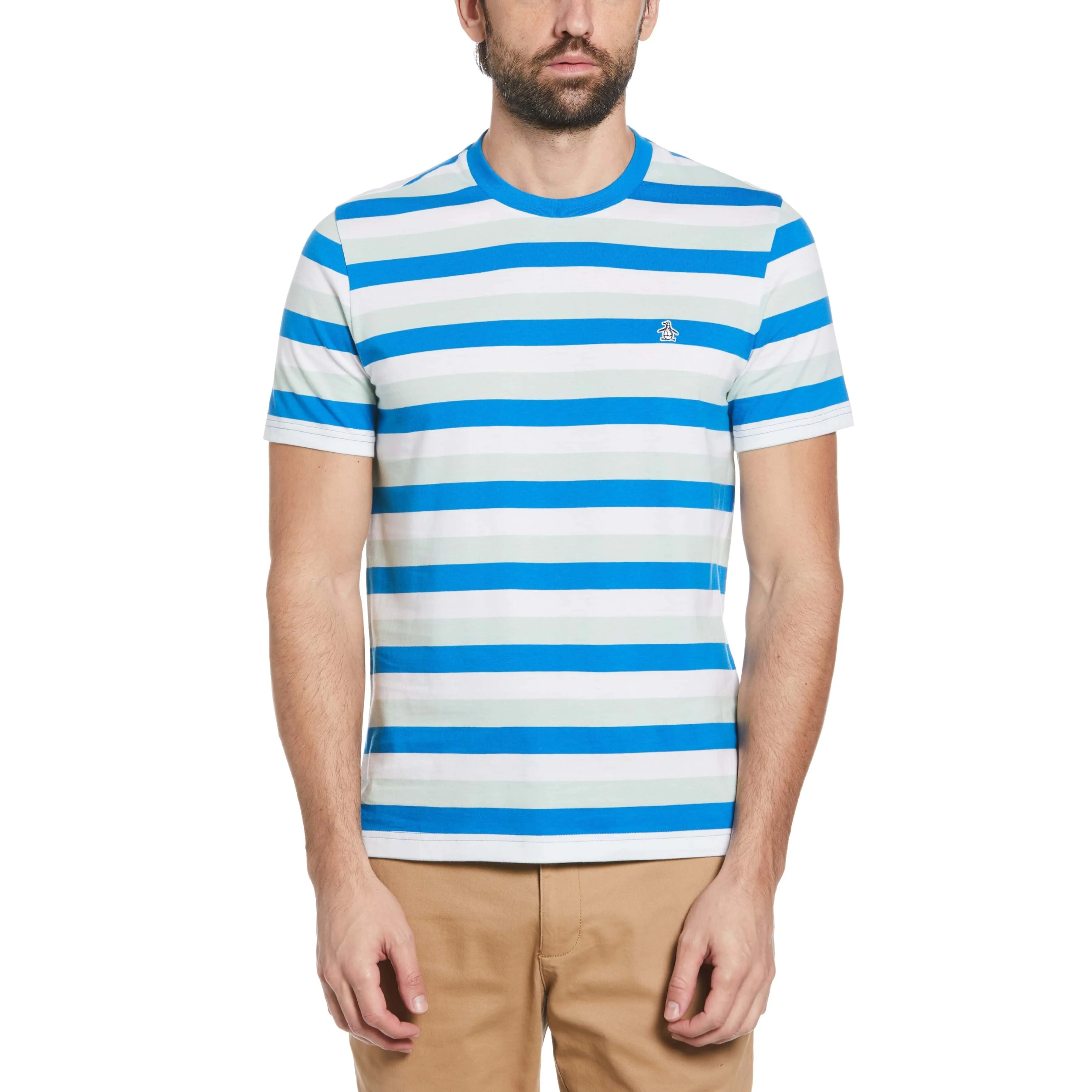 All Over Stripe Short Sleeve Tee sold by Original Penguin