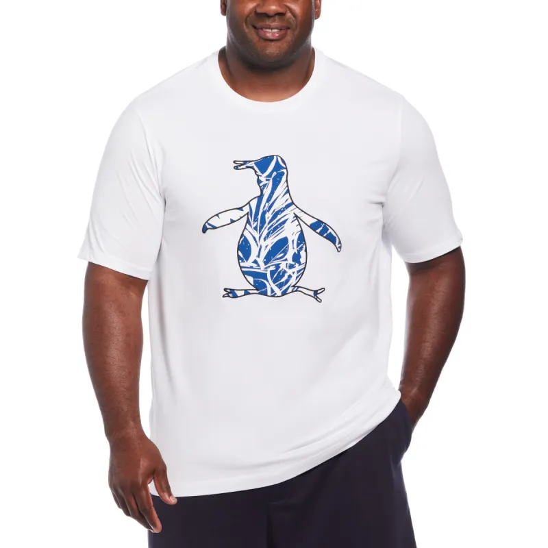 Big & Tall Floral Fill Pete Tee made by Original Penguin