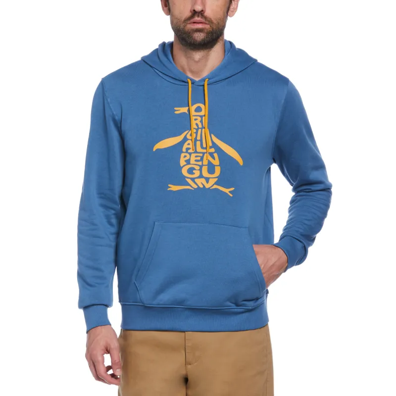 Pete Logo Fleece Hoodie sold by Original Penguin