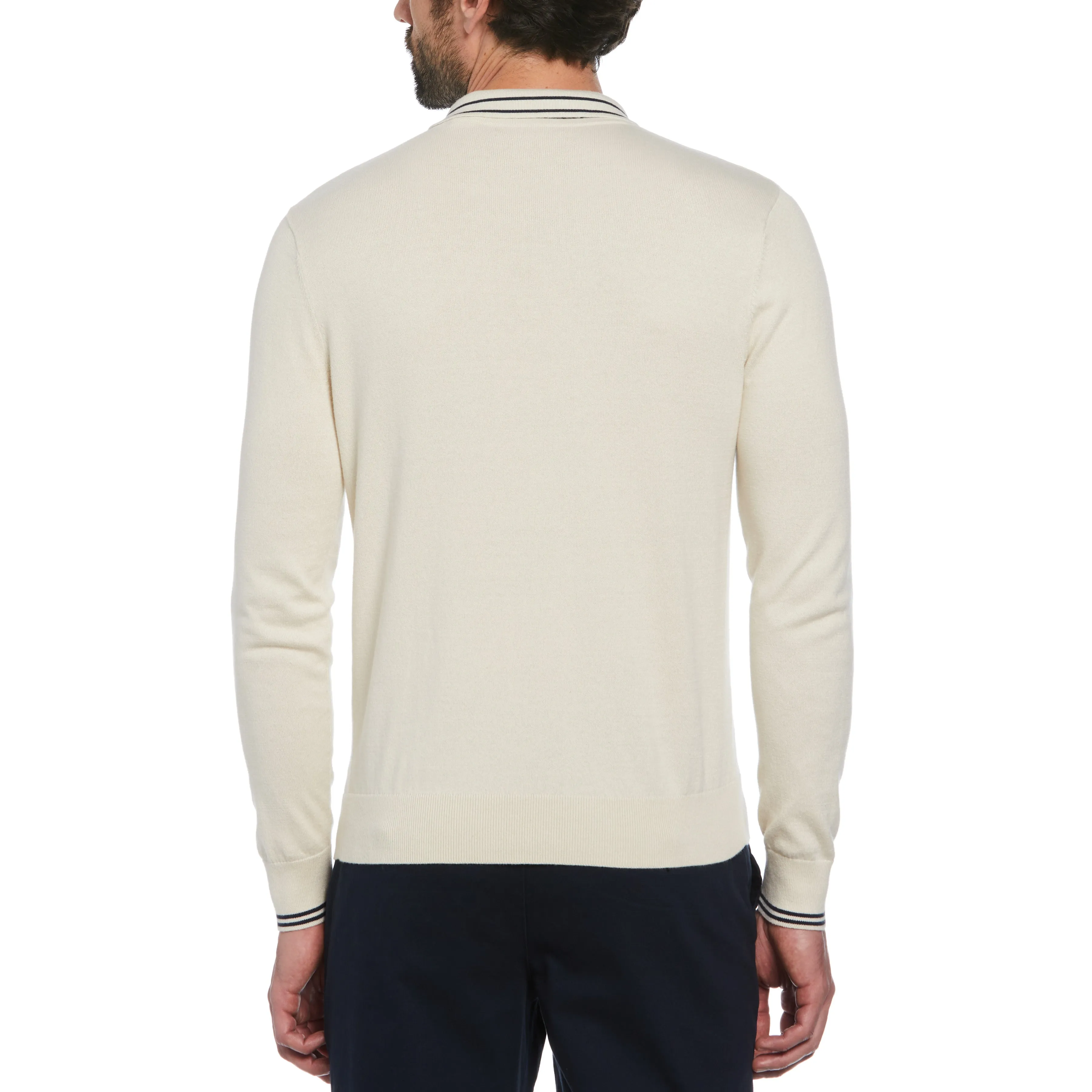 1/4 Zip Cotton Sweater Polo sold by Original Penguin product image thumbnail 2
