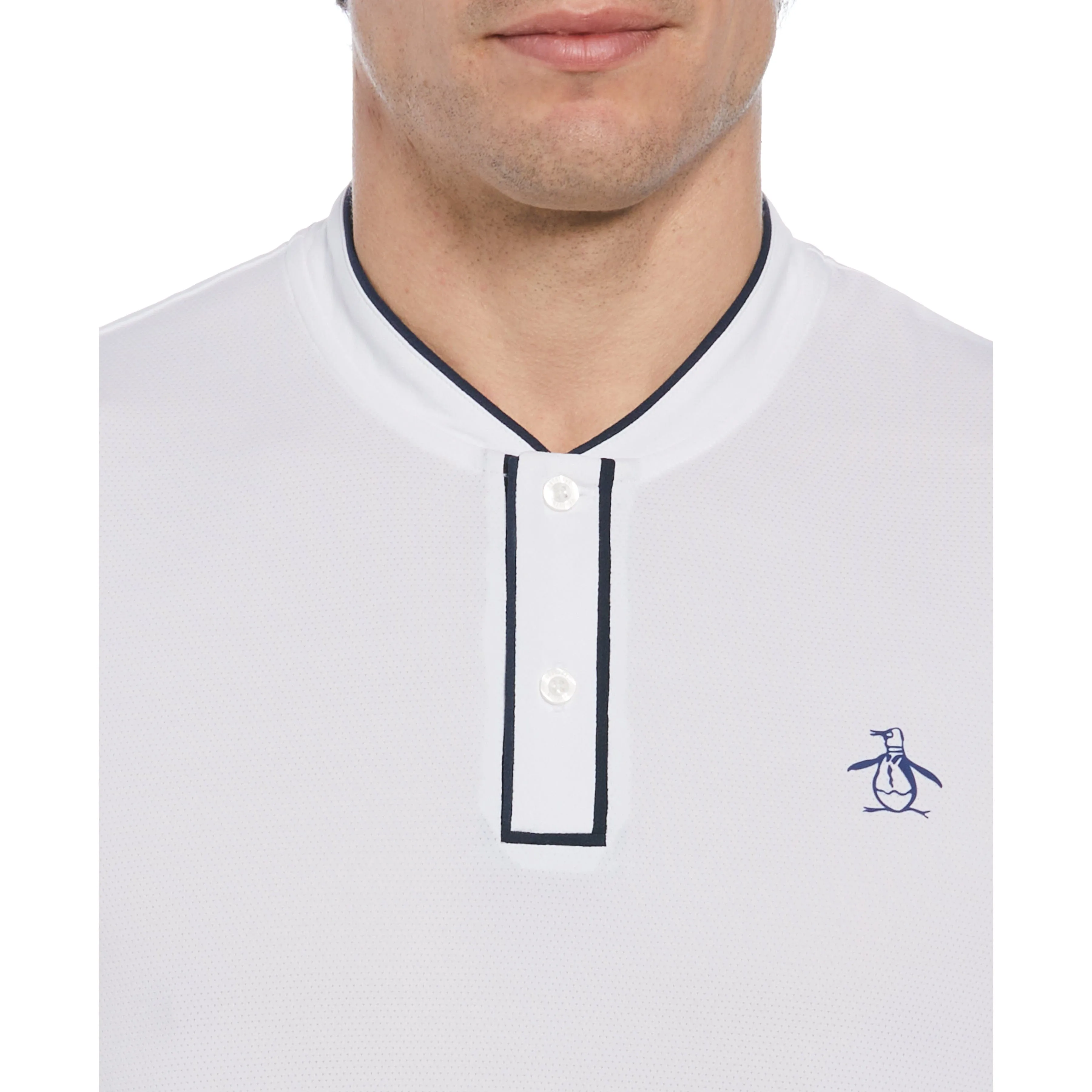 Piped Blade Collar Performance Tennis Polo sold by Original Penguin product image thumbnail 3