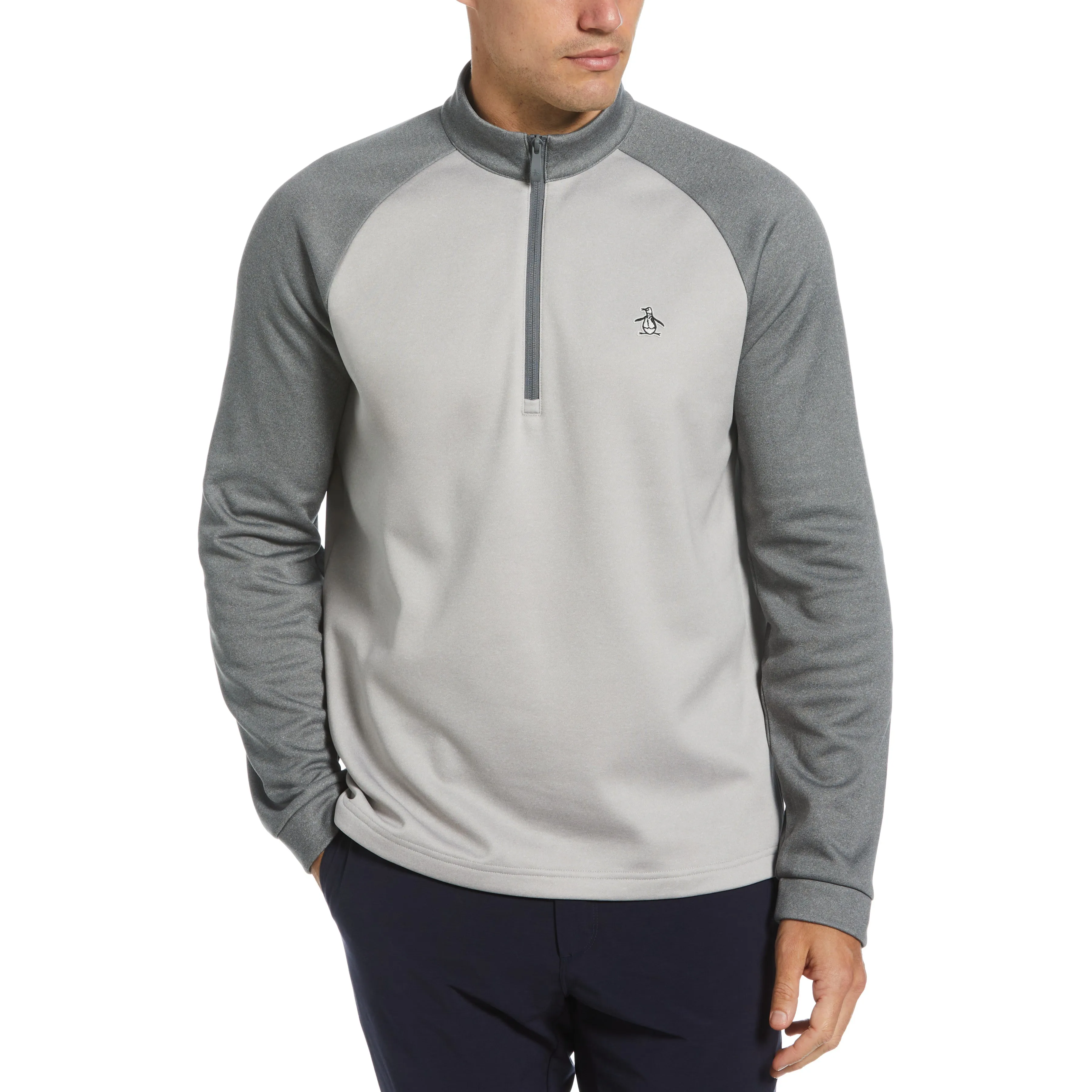 Quarter Zip Color Block Golf Pullover sold by Original Penguin