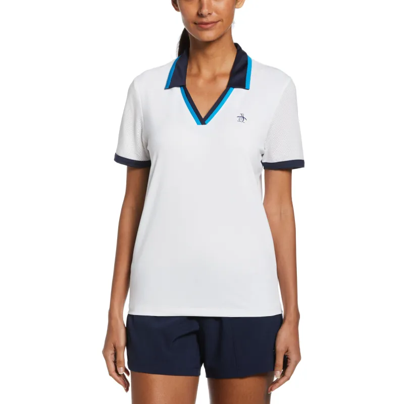 Women's Short Sleeve Polo sold by Original Penguin