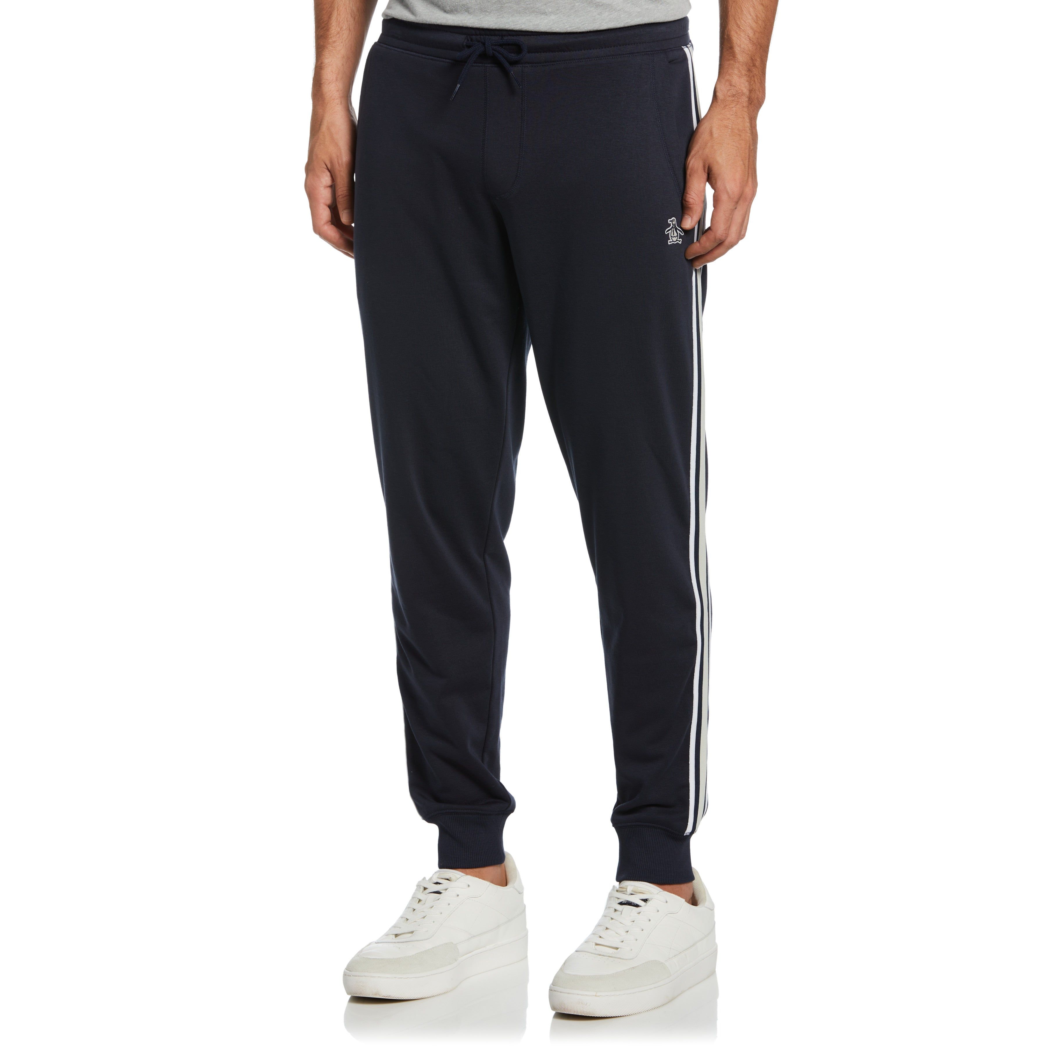 Side Stripe Fleece Track Jogger sold by Original Penguin