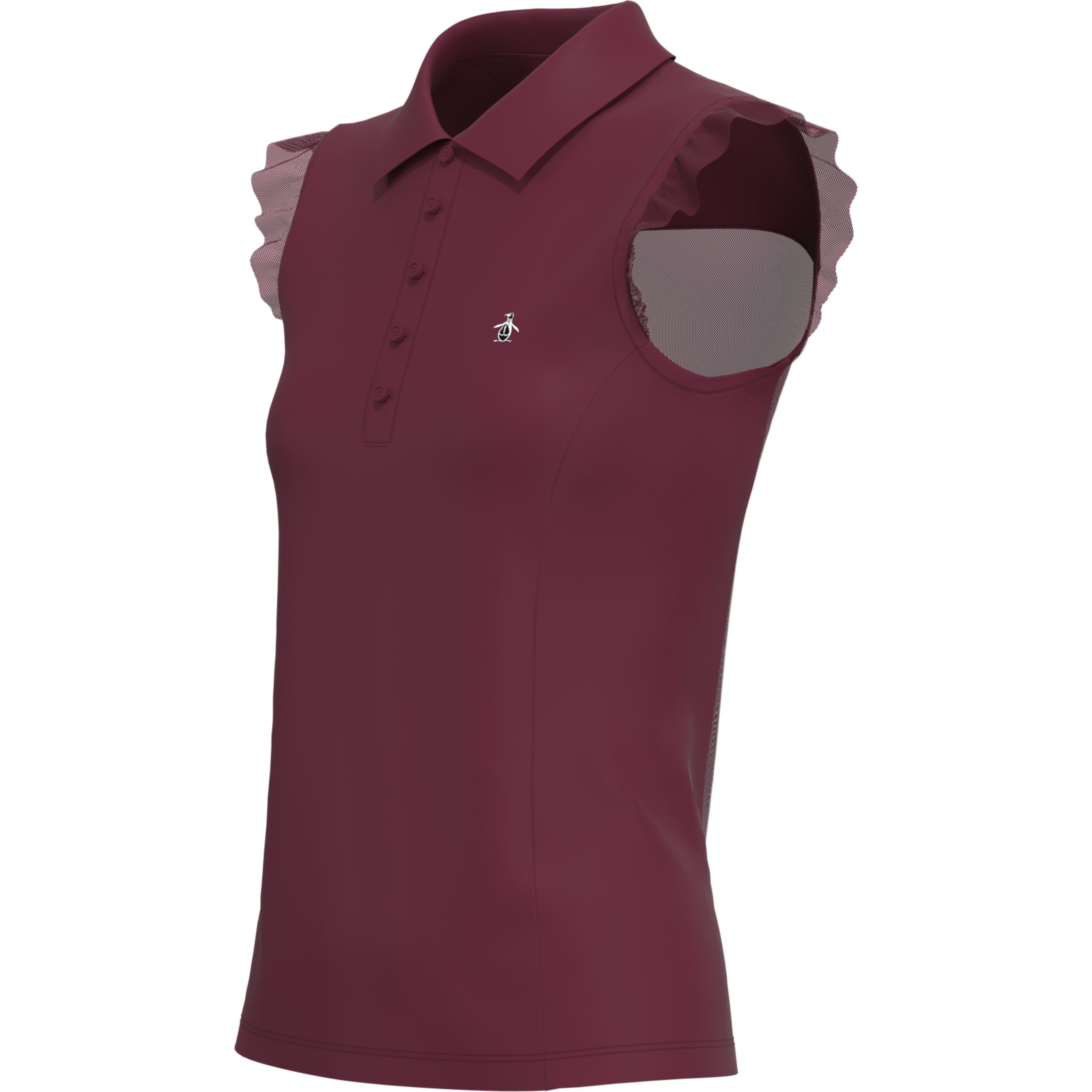 Women's Mesh Ruffle Golf Polo sold by Original Penguin product image thumbnail 3
