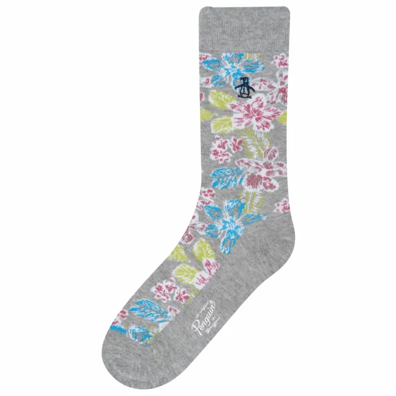 Hibiscus Floral Dress Sock sold by Original Penguin