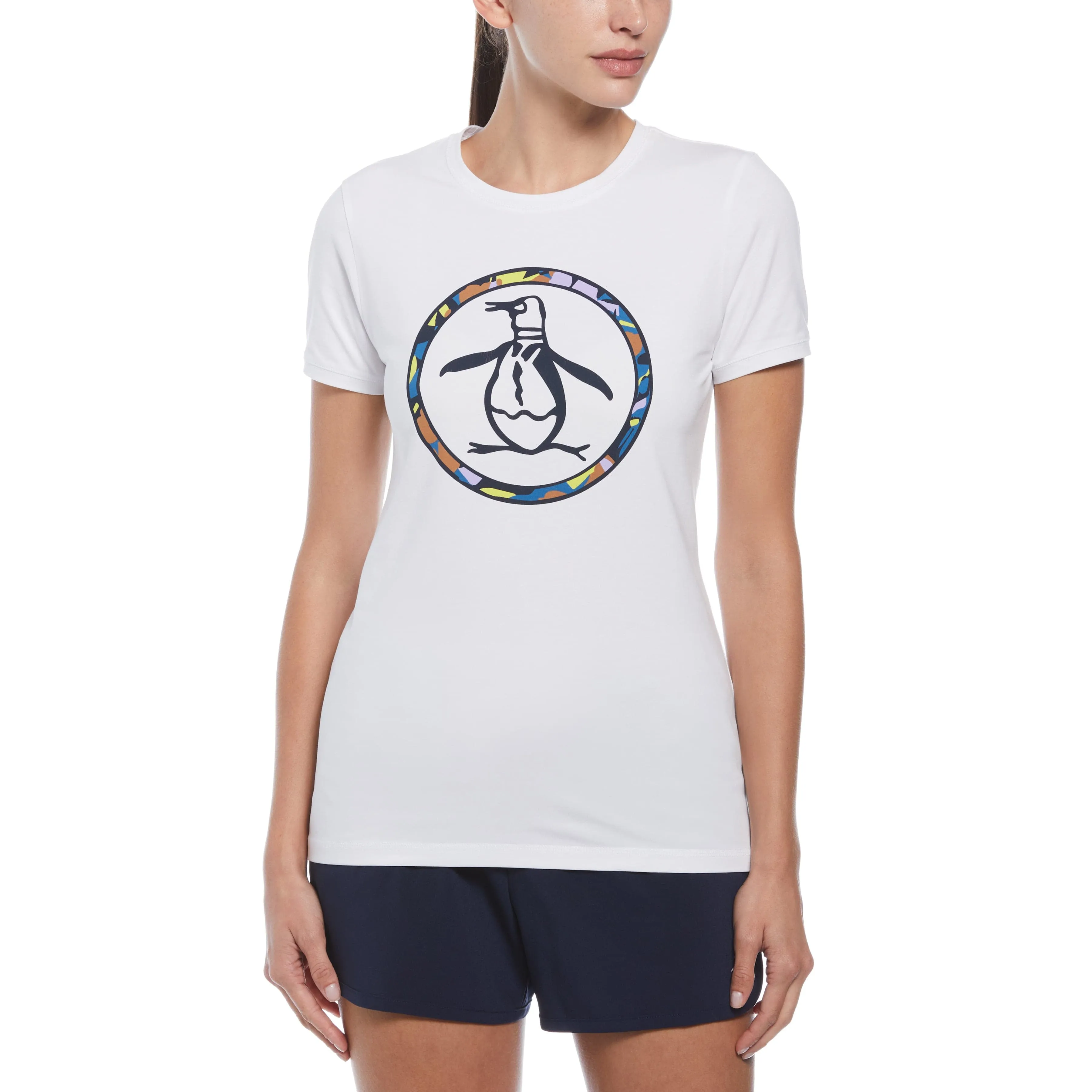 Women's Penguin Pete Stamp Graphic Tee sold by Original Penguin