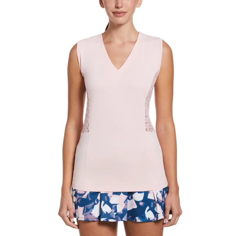 Women's V-Neck Sleeveless Tennis Top sold by Original Penguin