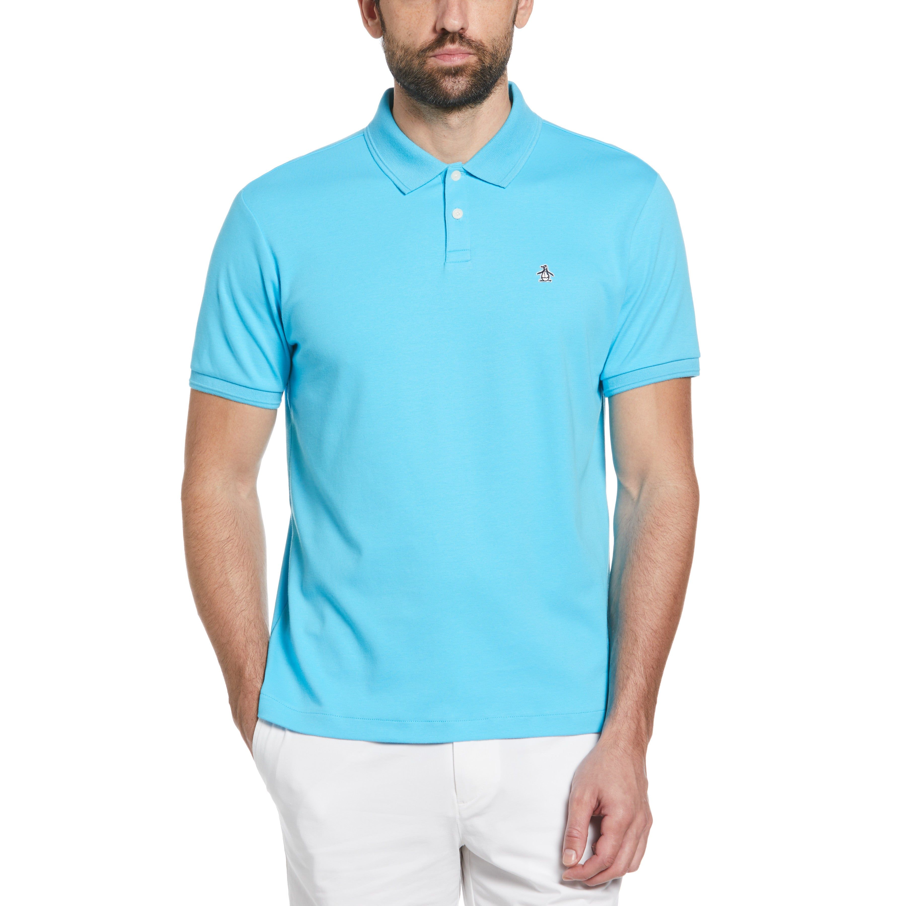 Organic Cotton Interlock Daddy Polo sold by Original Penguin