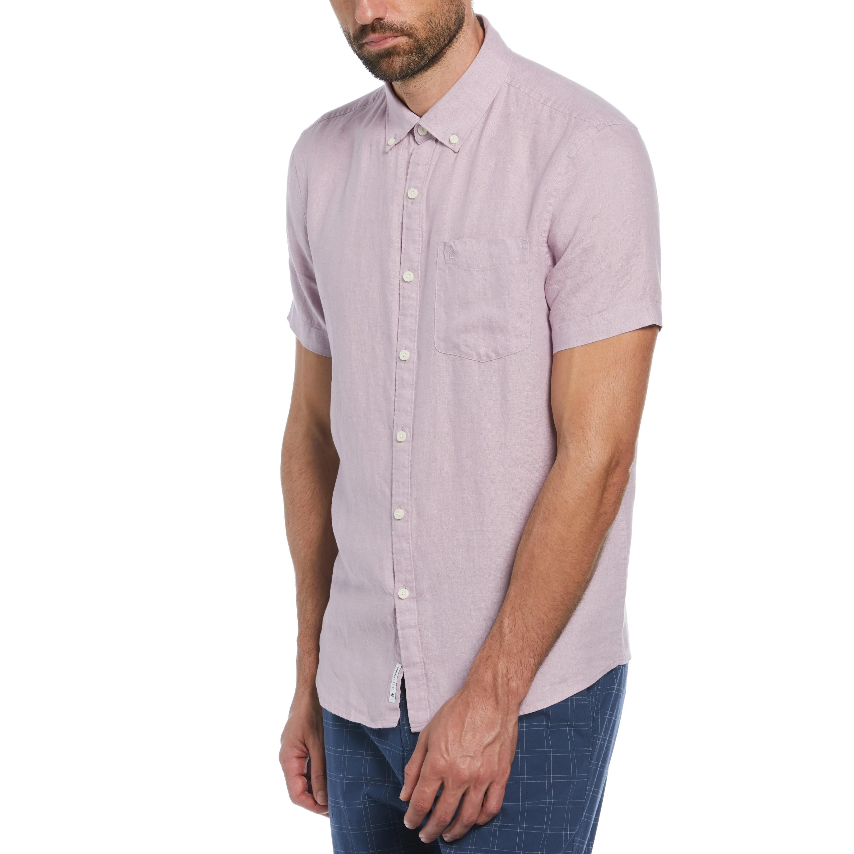 Delave Linen Button-Down Shirt sold by Original Penguin