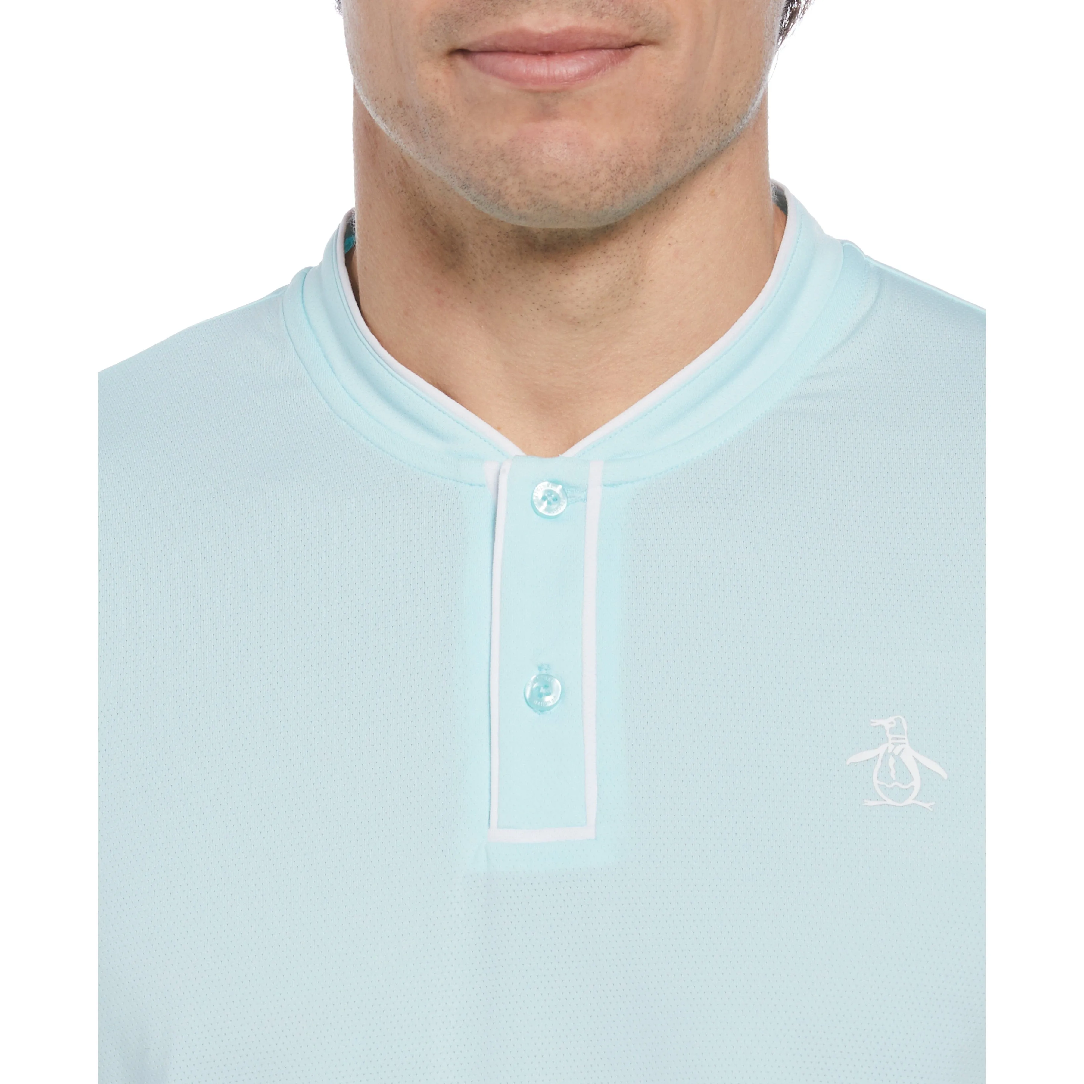 Piped Blade Collar Performance Tennis Polo sold by Original Penguin product image thumbnail 3