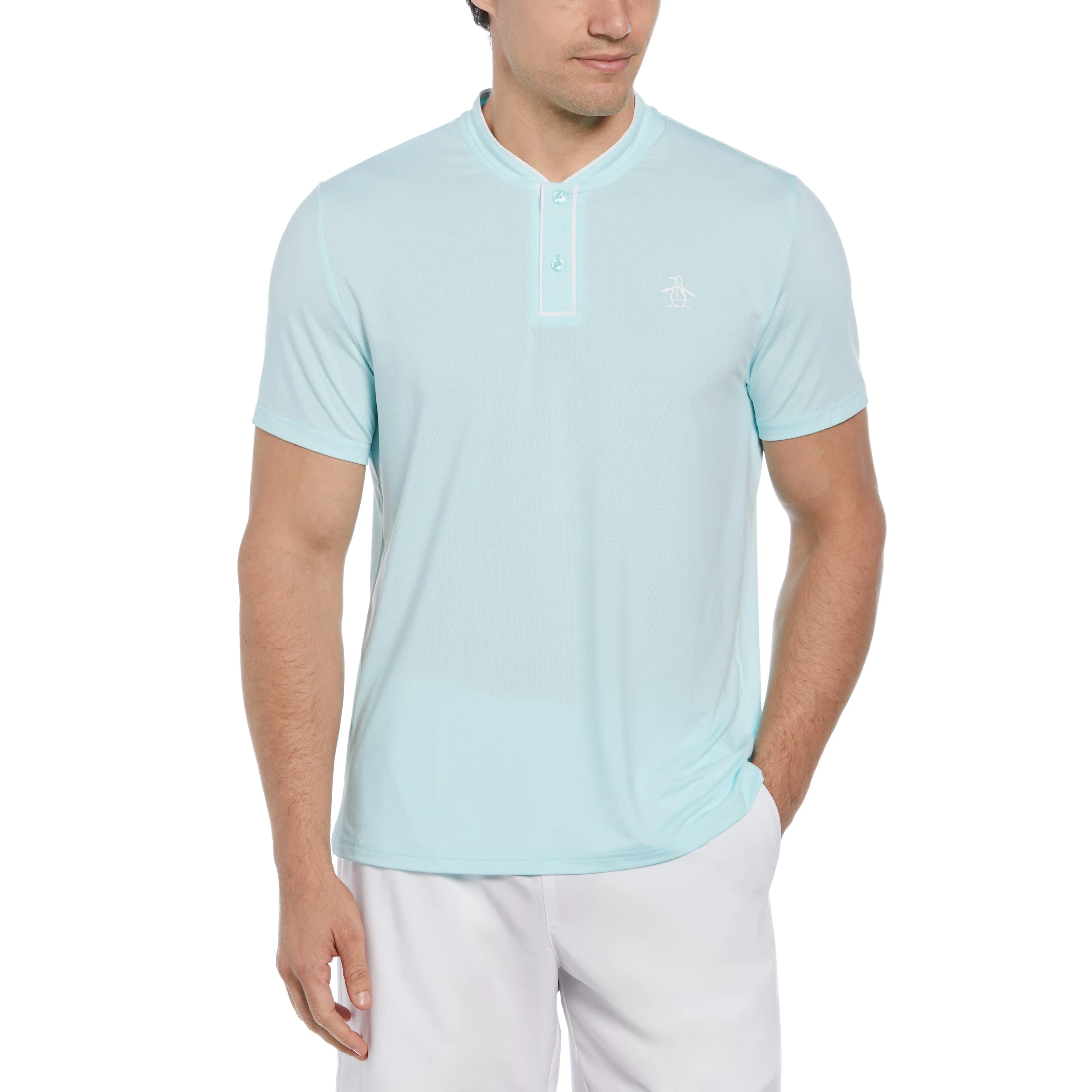 Piped Blade Collar Performance Tennis Polo sold by Original Penguin