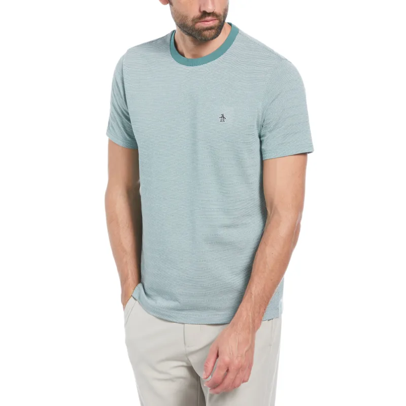 Jacquard Stripe Tee sold by Original Penguin