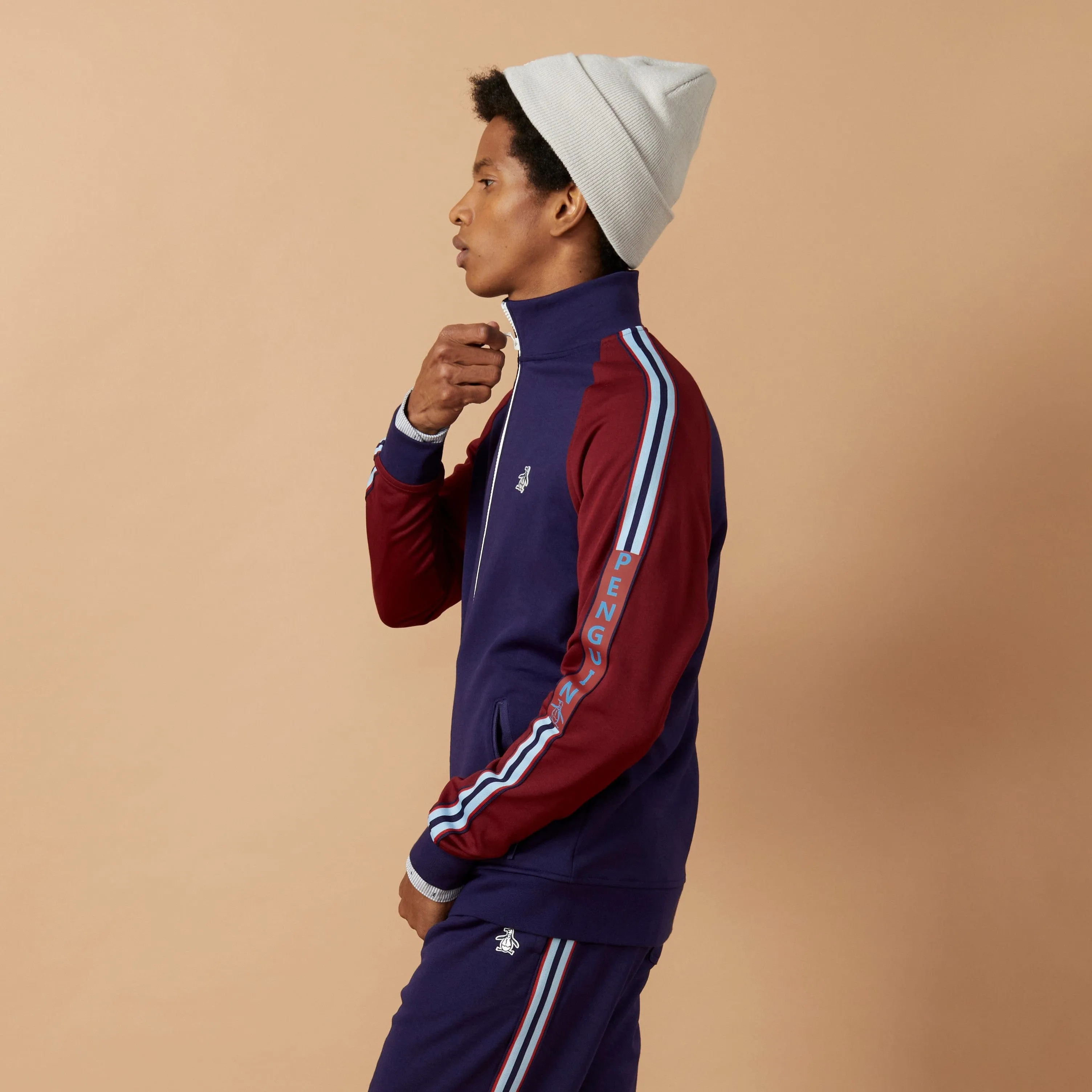 Retro Taped Full Zip Track Jacket sold by Original Penguin product image thumbnail 5