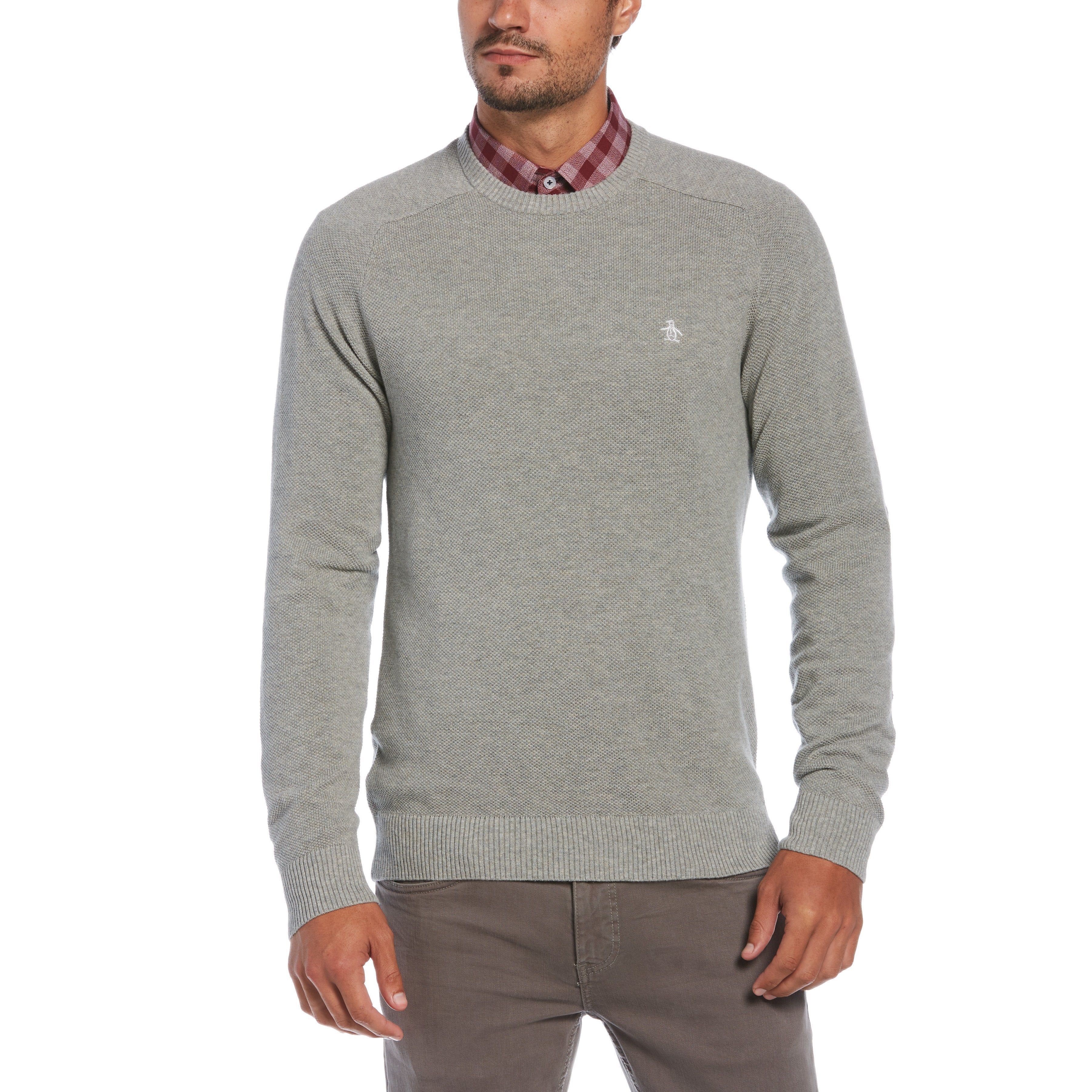 Honeycomb Pique Crew Neck Sweater sold by Original Penguin
