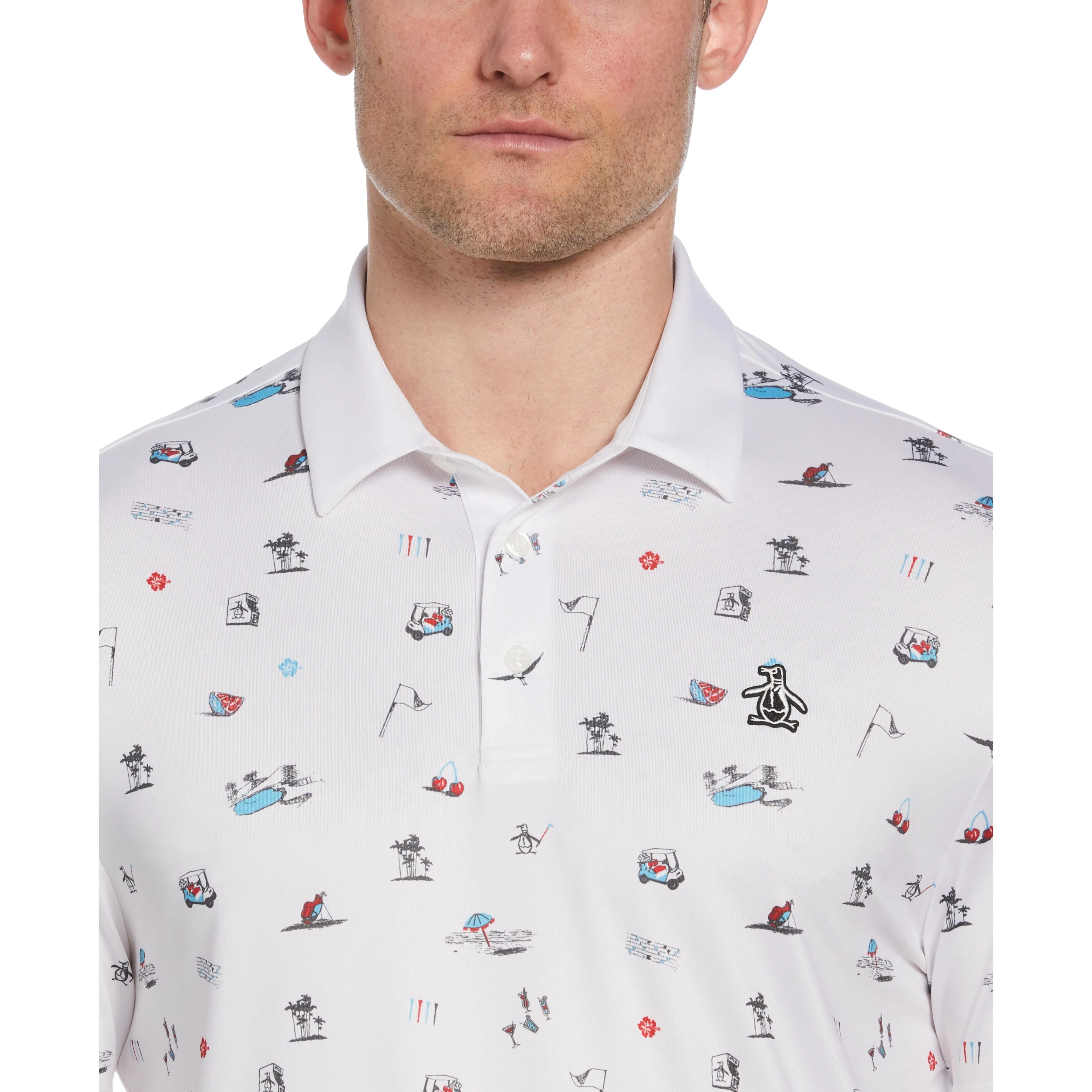 Novelty Golf Print Short Sleeve Golf Polo sold by Original Penguin product image thumbnail 3