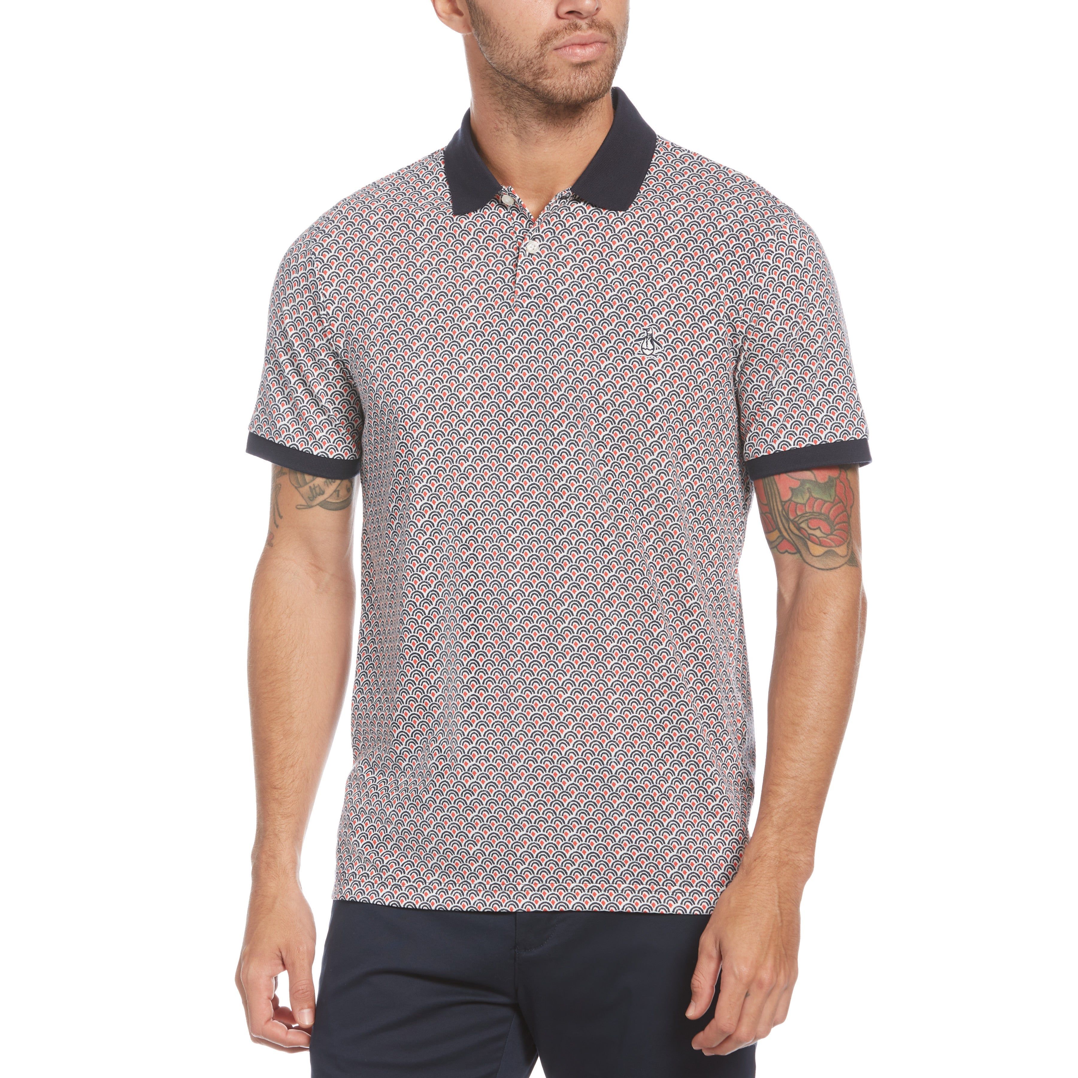 Geo Print Pima Cotton Polo sold by Original Penguin