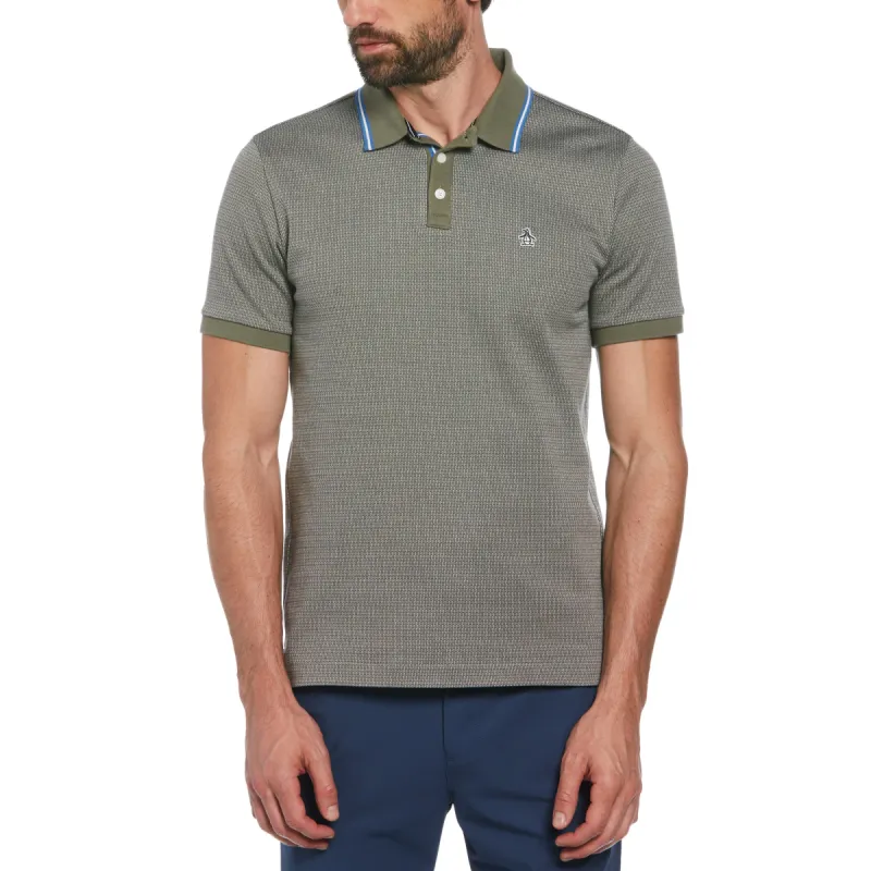 Jacquard Polo with Tipping sold by Original Penguin