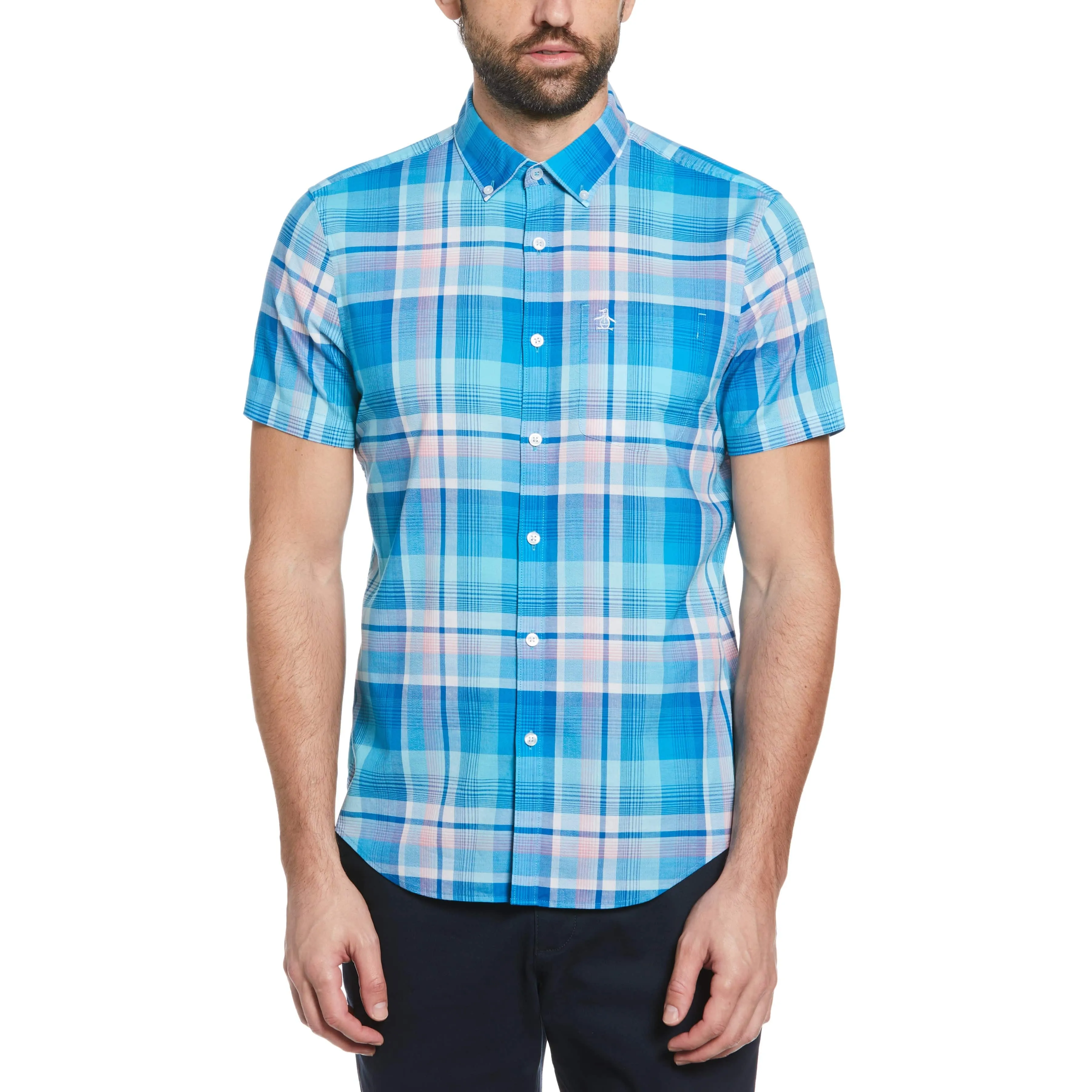 Jaspe Plaid Shirt sold by Original Penguin